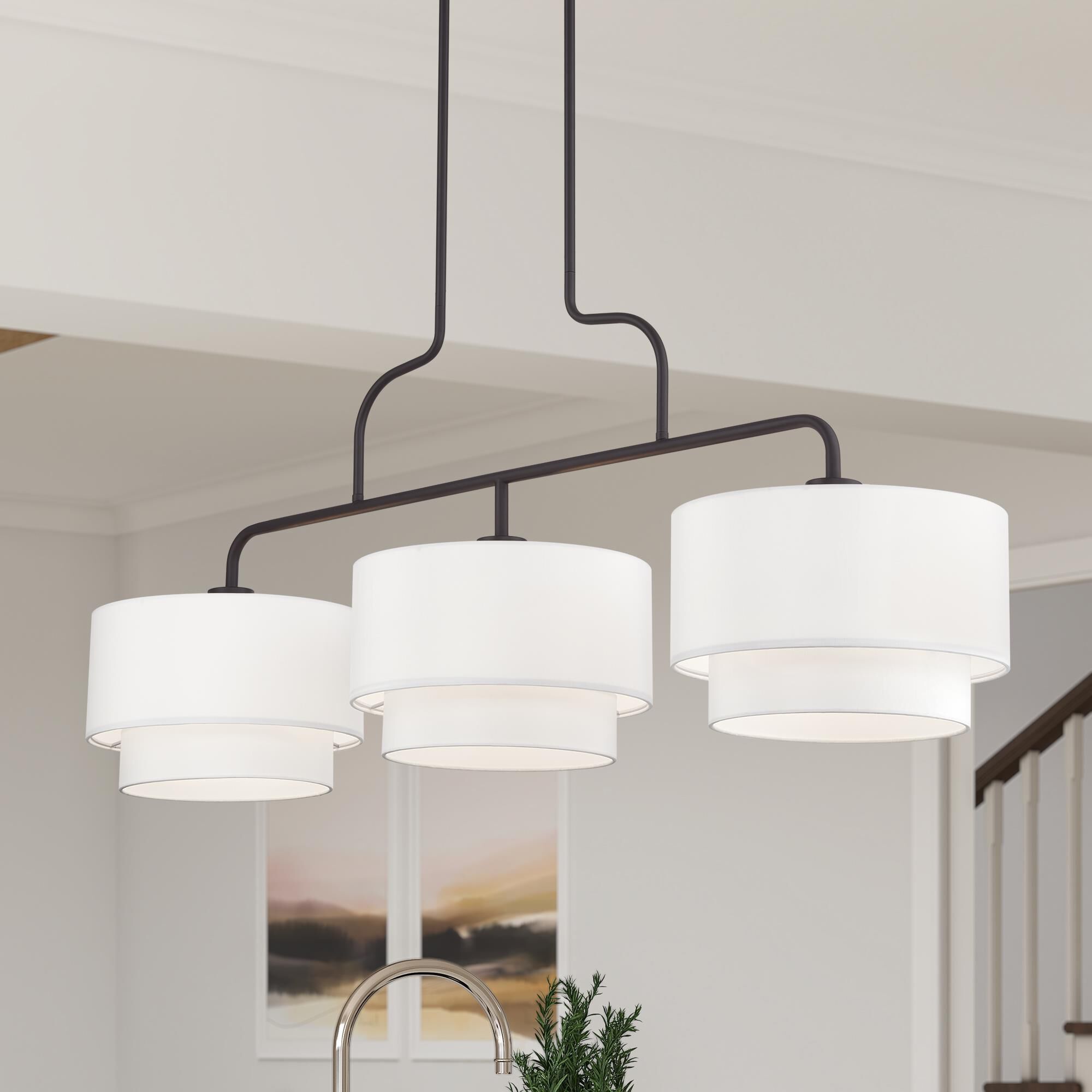 Manorwood 49 Inch Linear Suspension Light by Livex Lighting