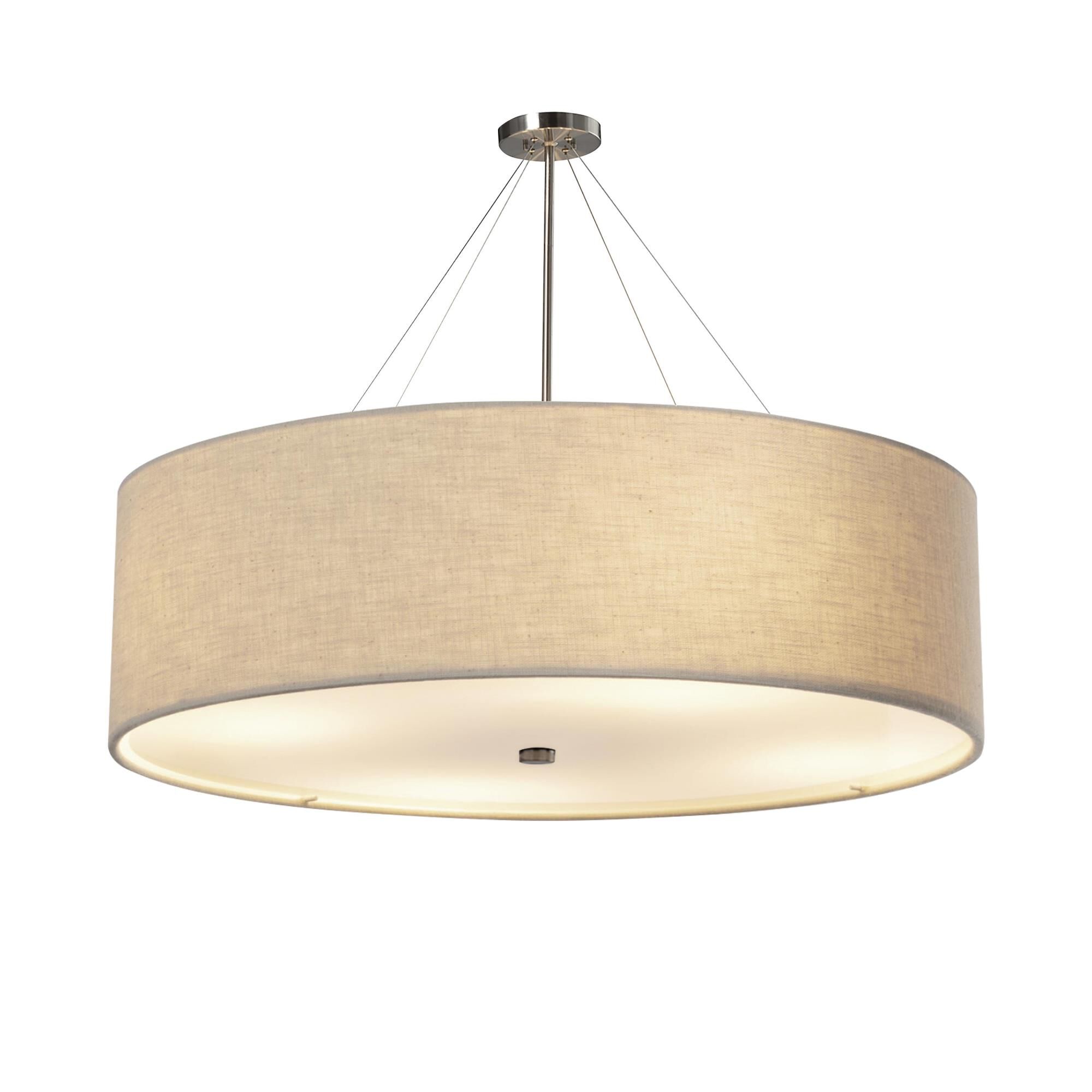 Textile Classic 60 Inch Large Pendant by Justice Design Group