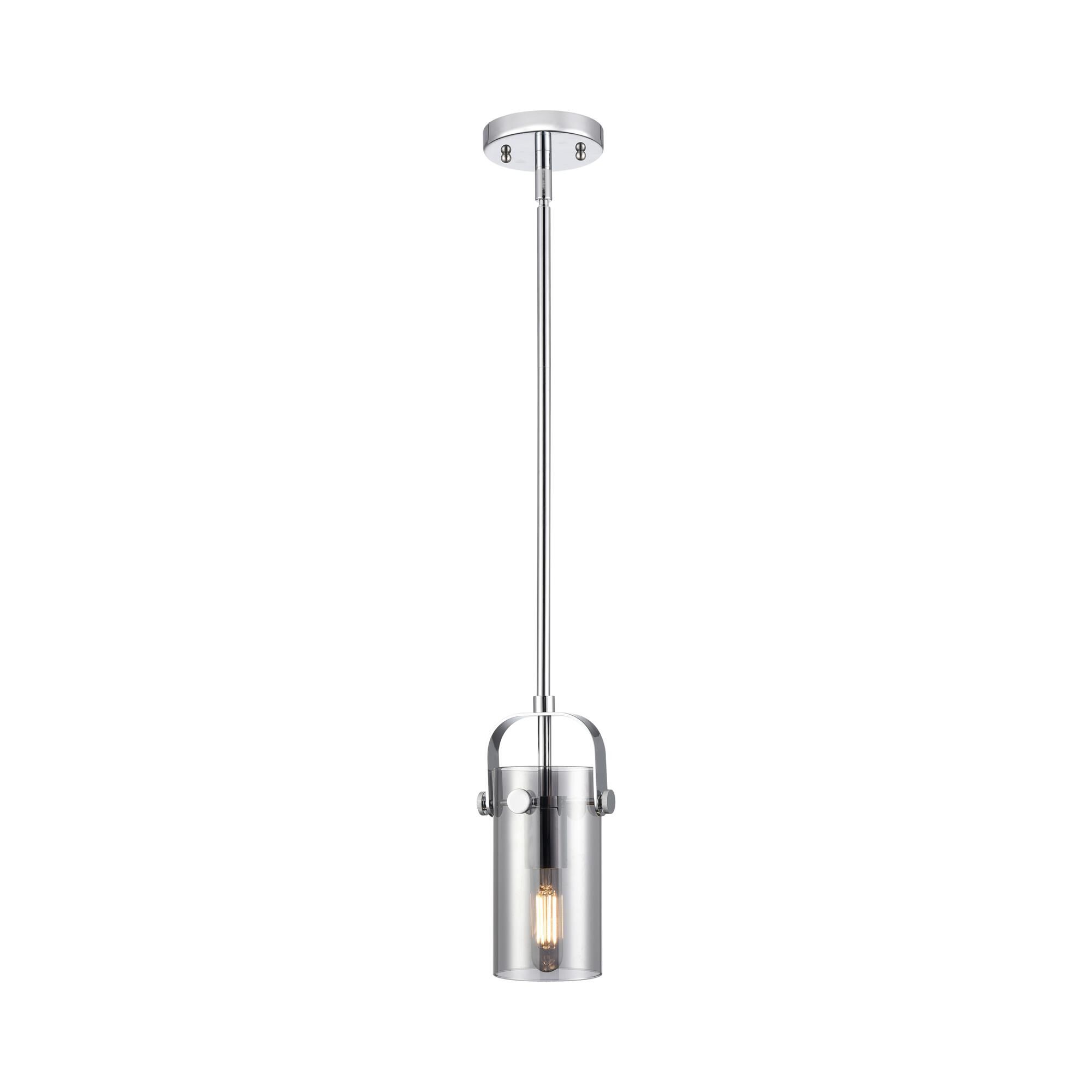 Shown in Polished Chrome finish and Plated Smoke glass
