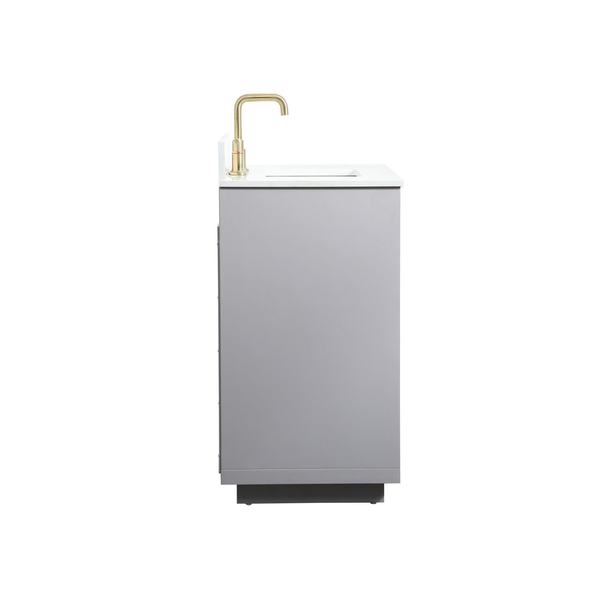 Shown in Grey finish