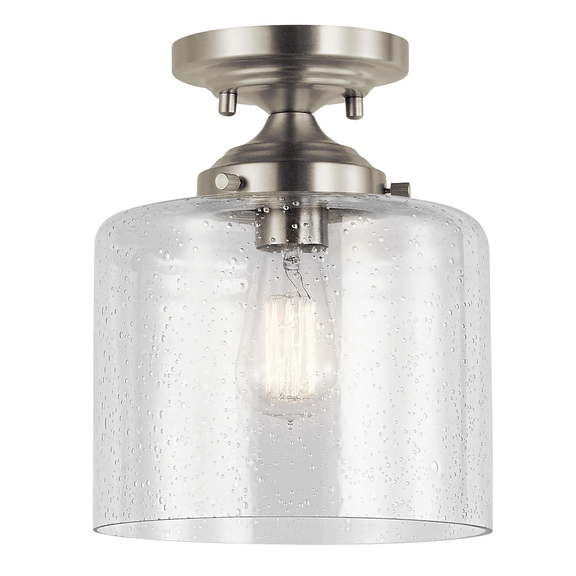 Winslow 8 Inch 1 Light Semi Flush Mount by Kichler Lighting