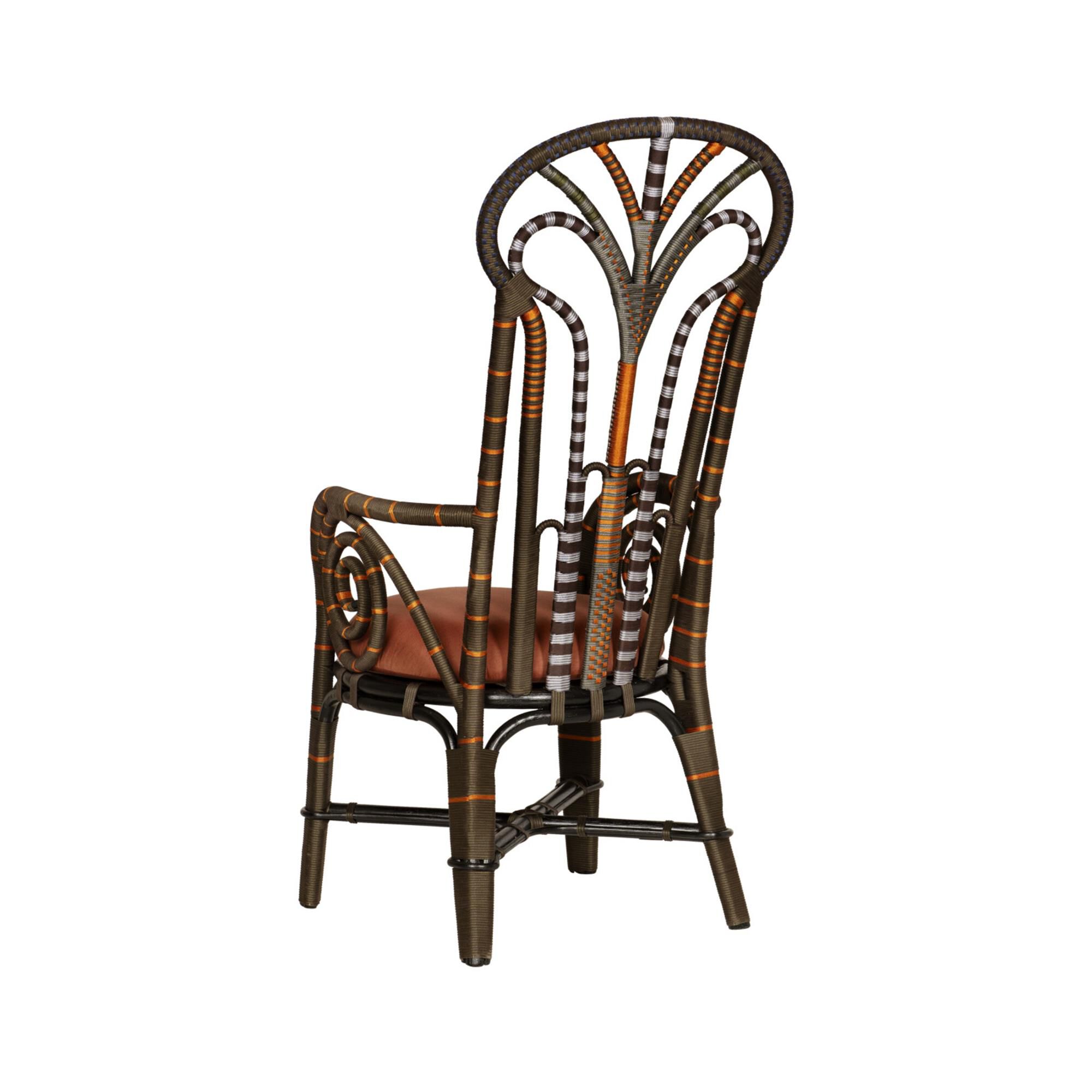 Benin Throne Accent Chair,