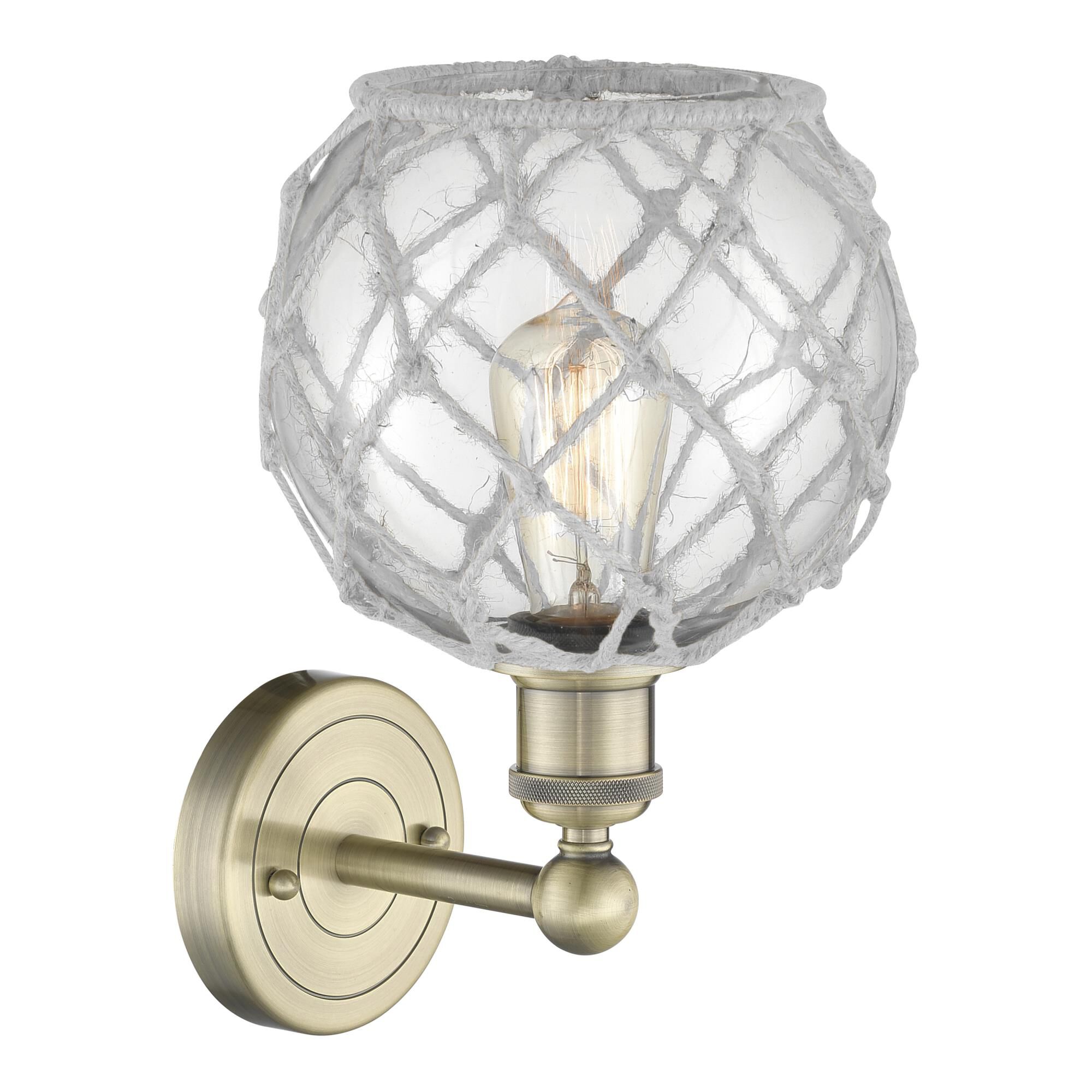 Bruno Marashlian Farmhouse Rope 12 Inch Wall Sconce by Innovations Lighting