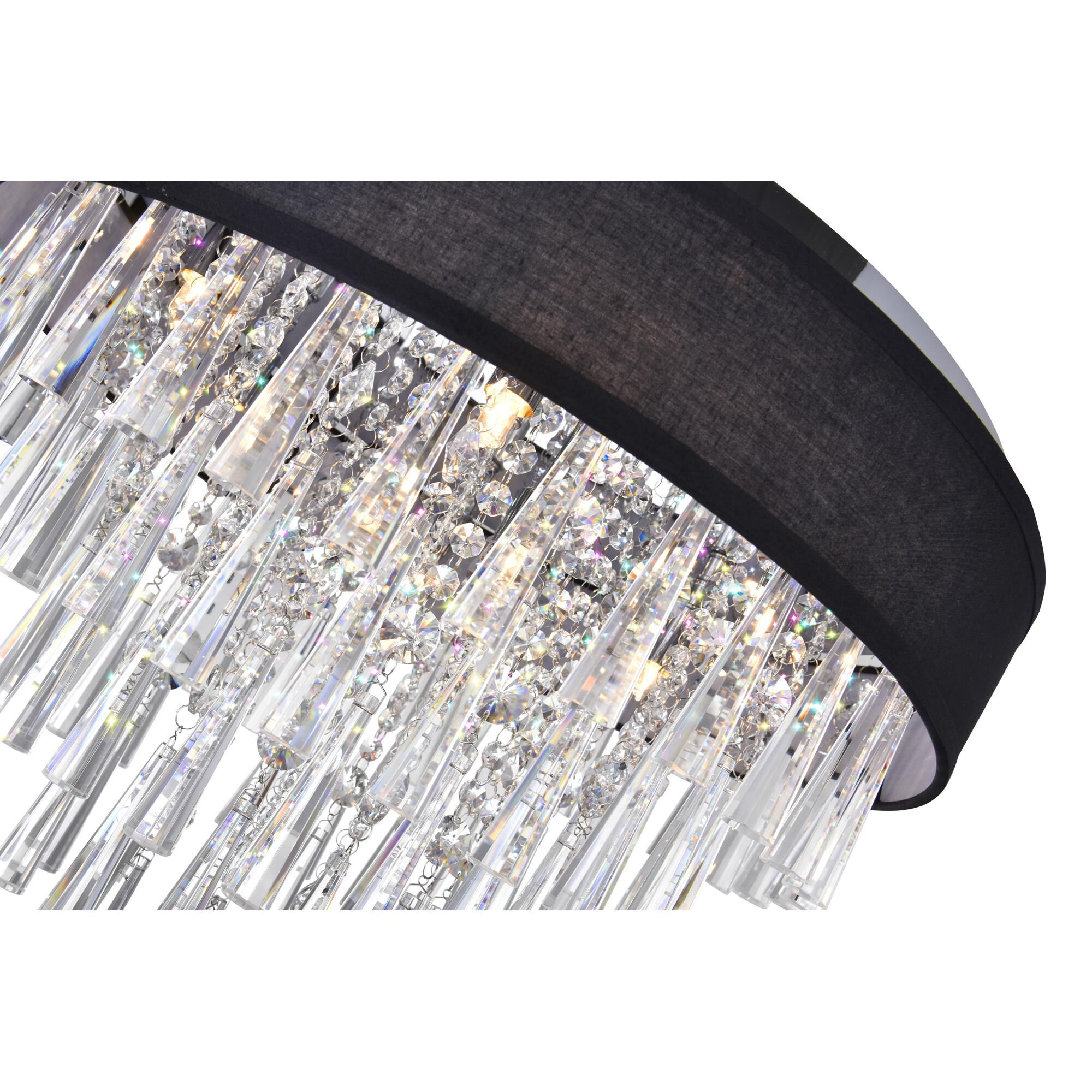 Franca 22 Inch 8 Light Flush Mount by CWI Lighting