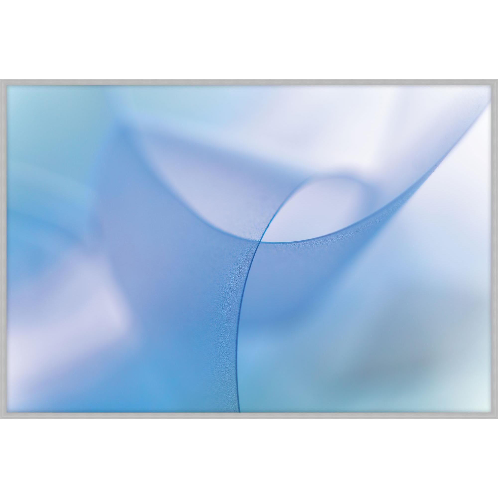 Grace Carlon Indigo Glass Print by LEVEL57