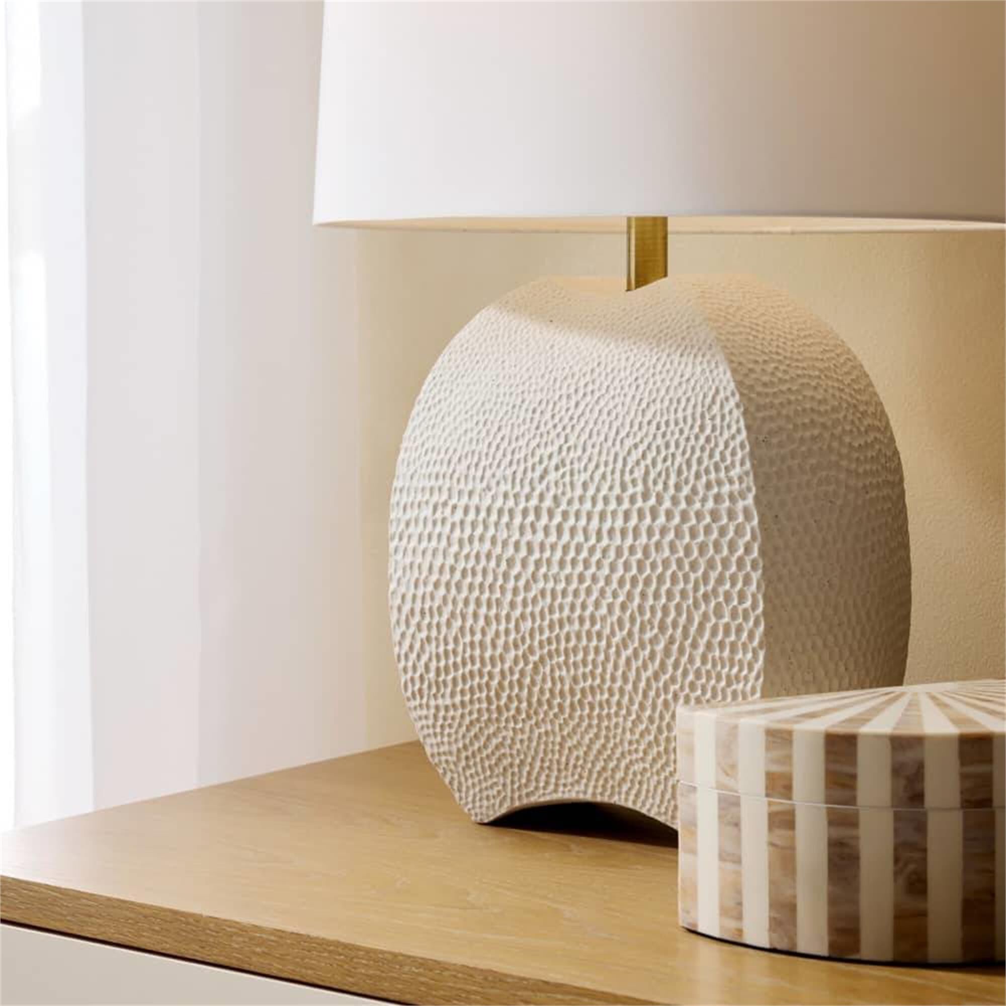 Shown in White finish