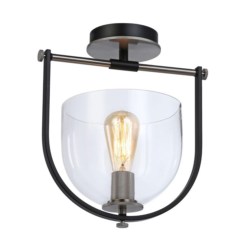 Kevin Kraemer Cheshire 12 Inch 1 Light Semi Flush Mount by Artcraft