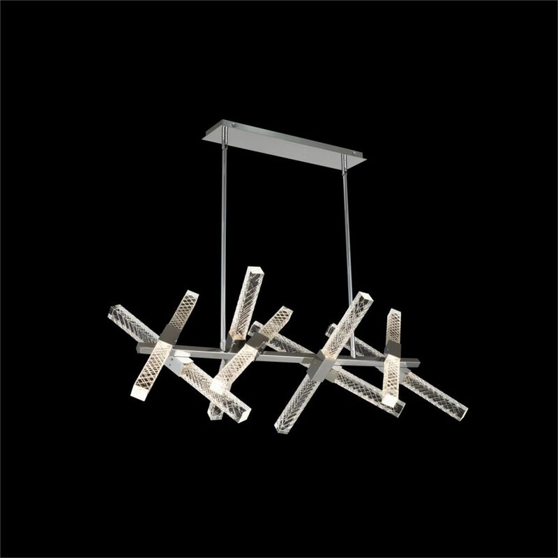 Apollo Medium Linear Chandelier by Allegri