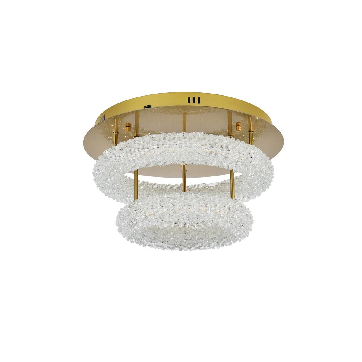 Bowen 18 Inch Semi Flush Mount by Elegant Lighting