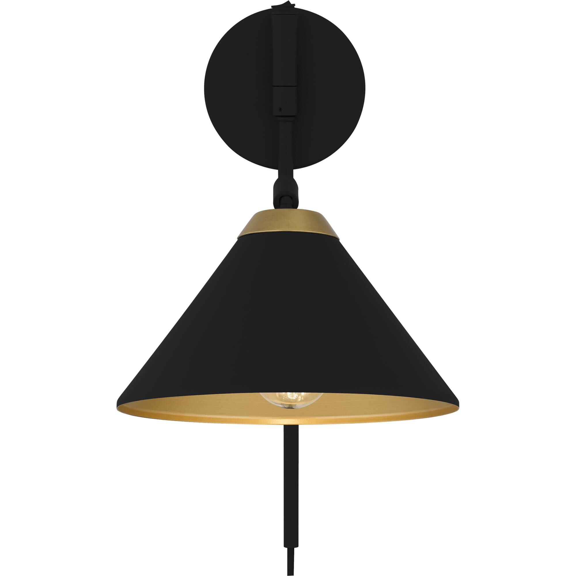 Alscott 10 Inch Wall Swing Lamp by Quoizel