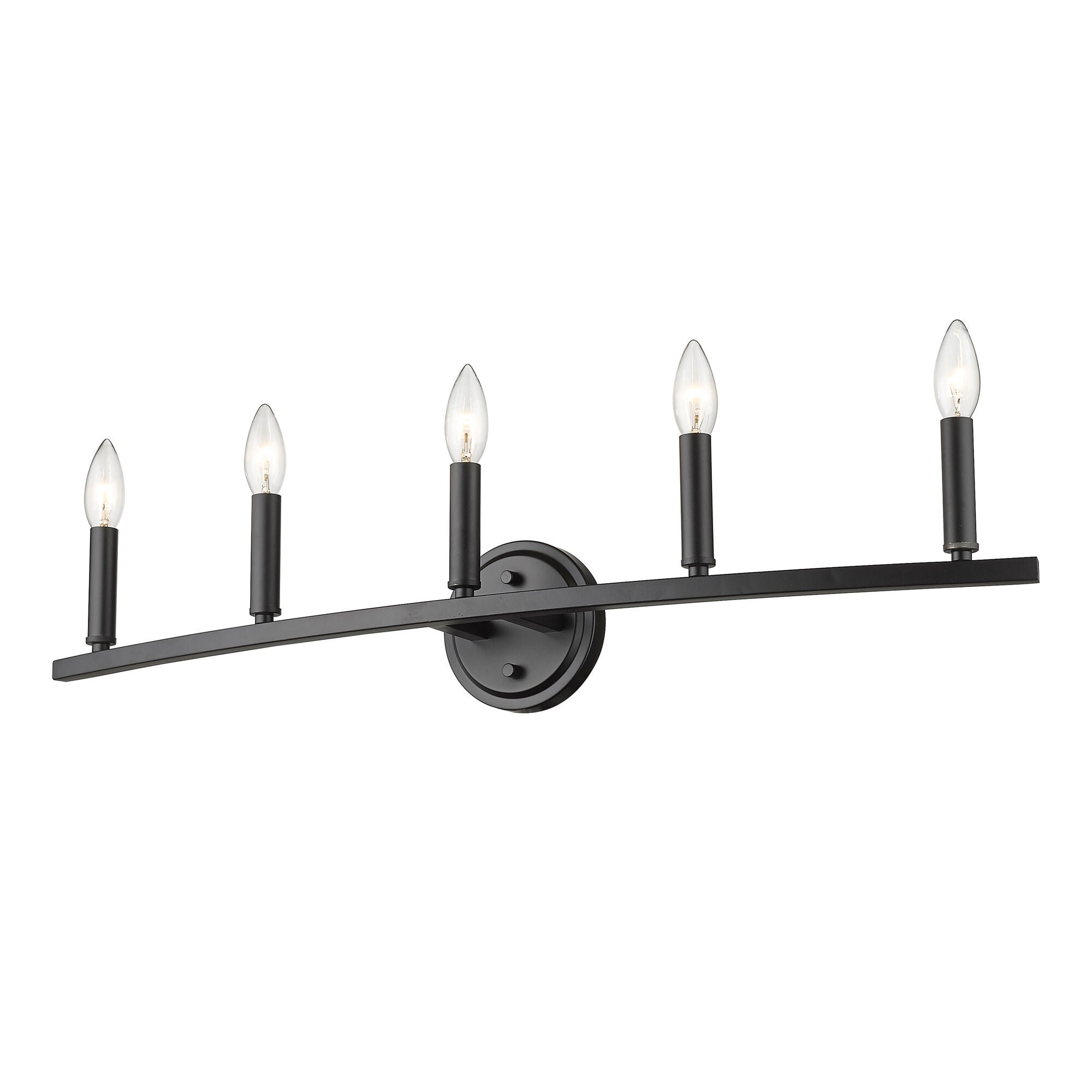 Shown in Matte Black finish and -- glass and -- shade