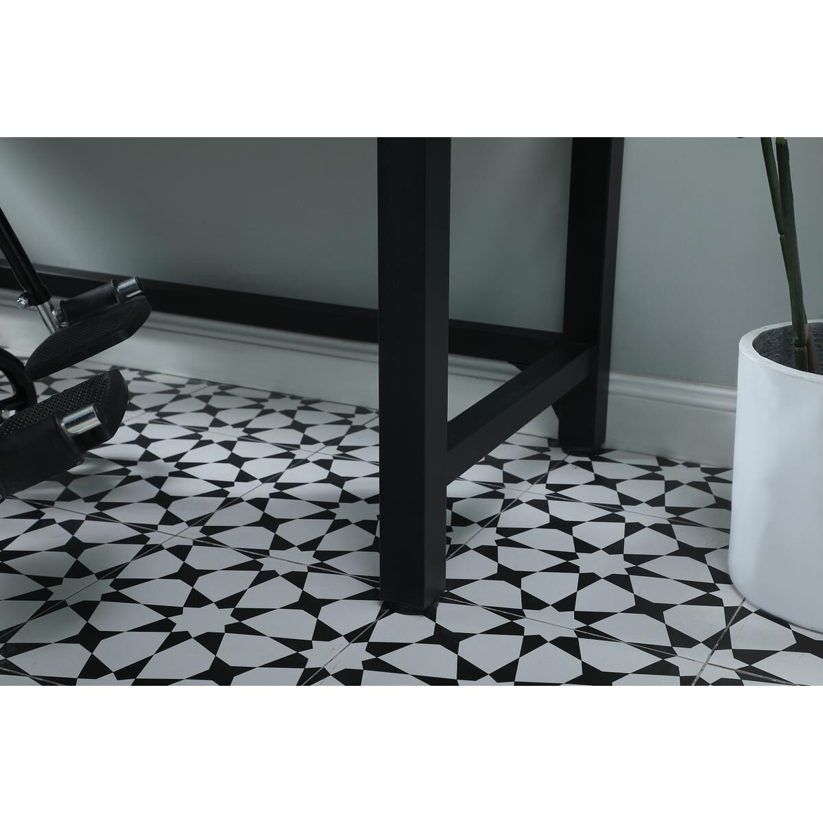 Shown in Black finish