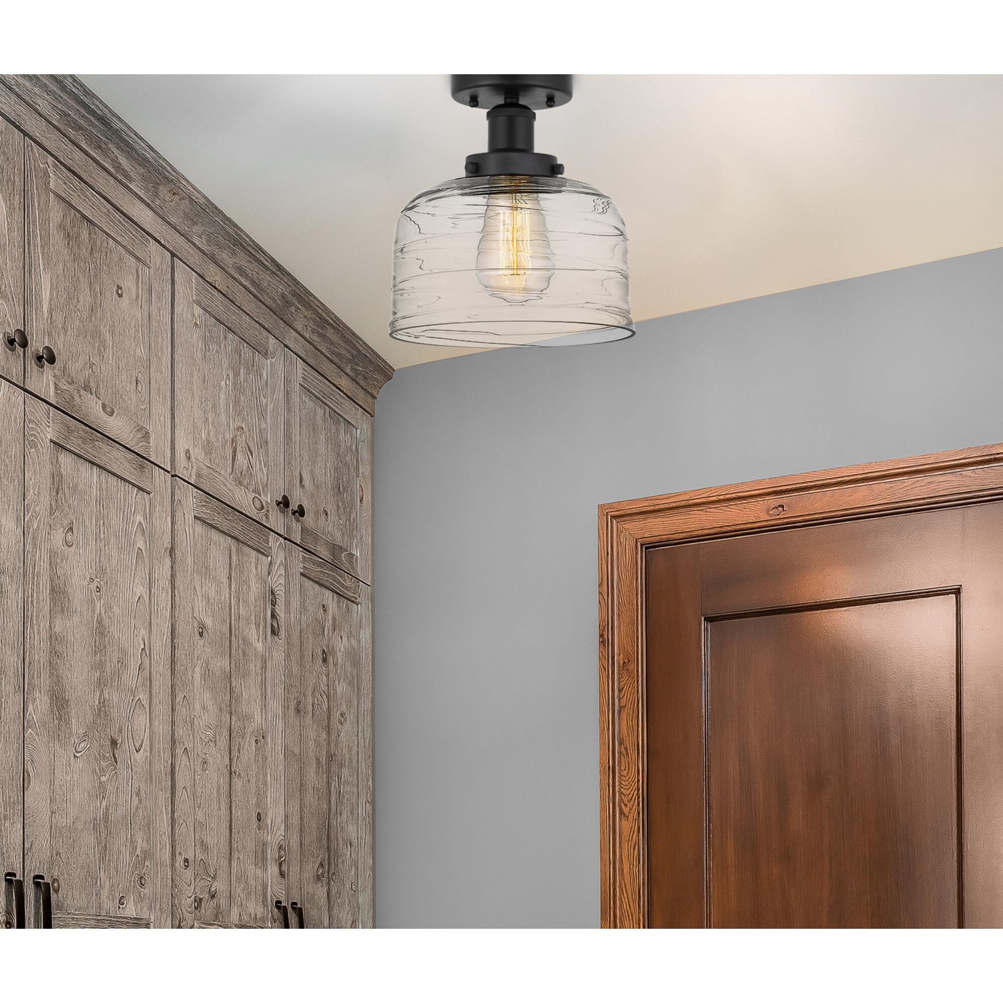 Bruno Marashlian Bell 6 Inch 1 Light Semi Flush Mount by Innovations Lighting