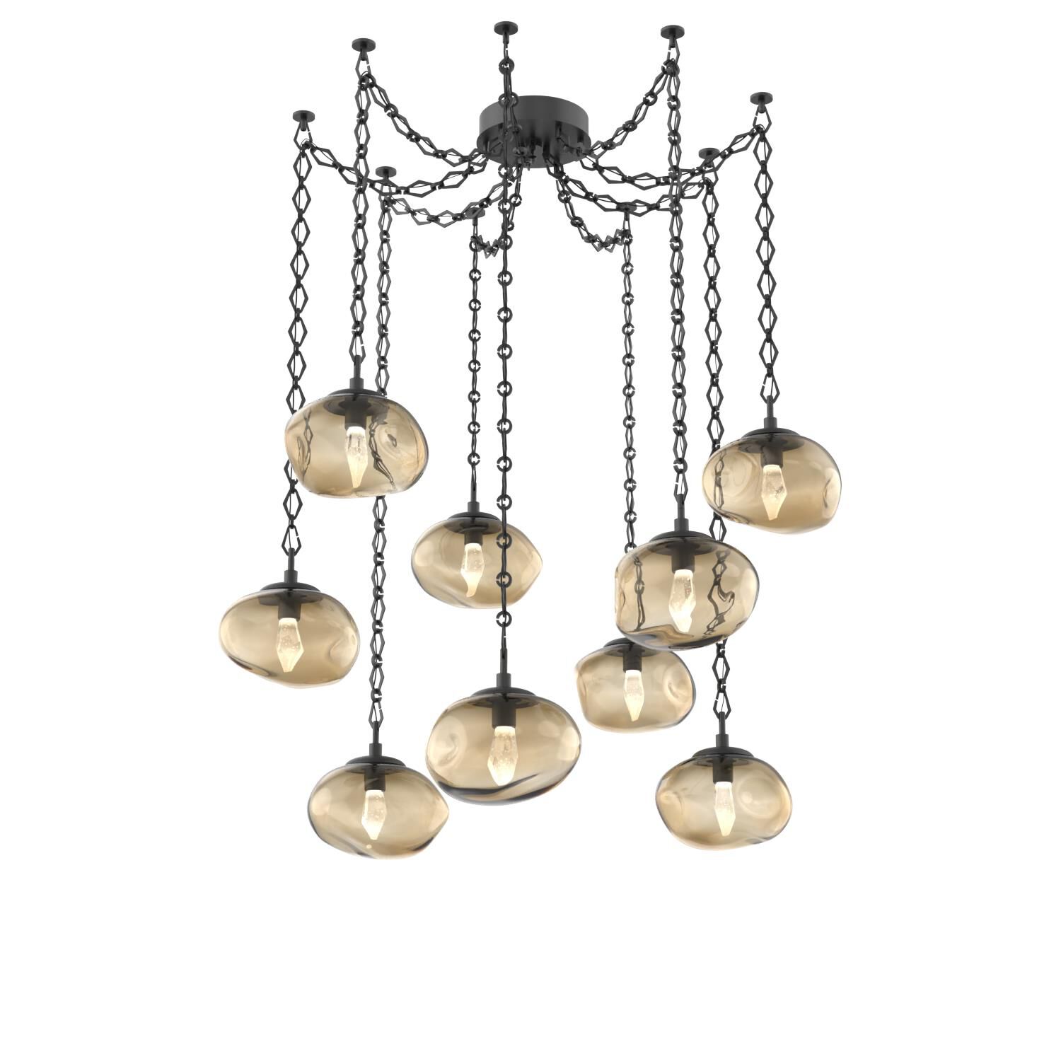Levi Wilson Nova Multi Light Pendant by Hammerton Studio