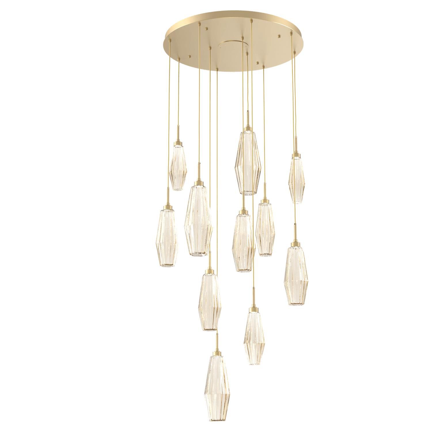 Aalto 33 Inch 11 Light LED Multi Light Pendant by Hammerton Studio
