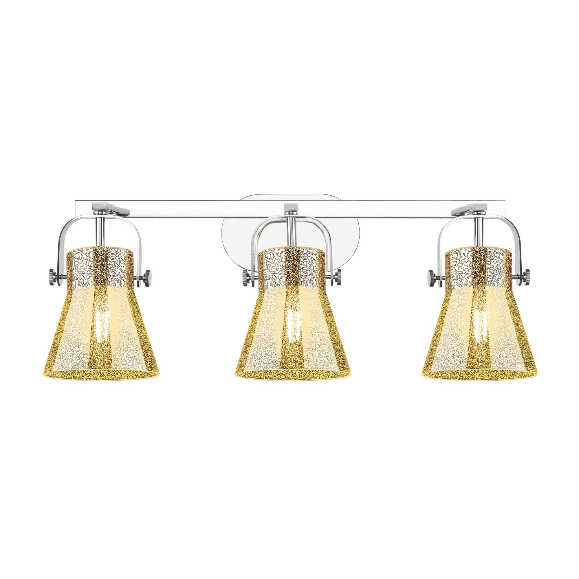 Shown in Polished Chrome finish and Mercury shade