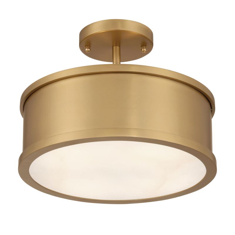 Wynn 12 Inch Semi Flush Mount by Metropolitan Lighting