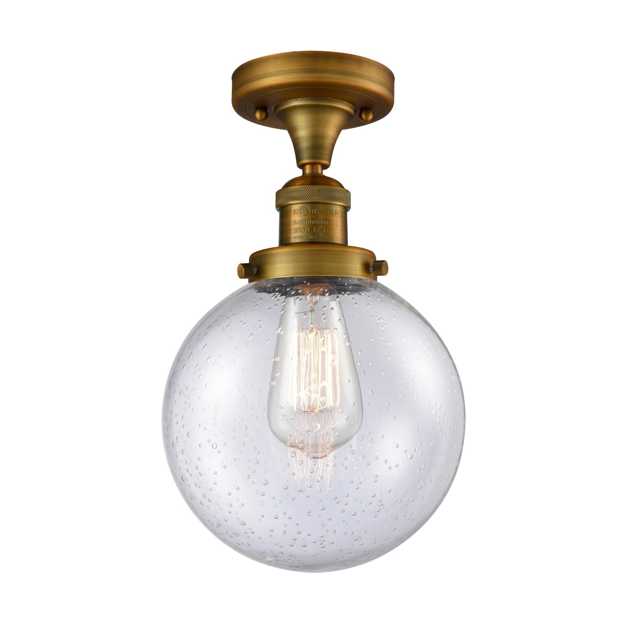 Bruno Marashlian Beacon 8 Inch 1 Light Semi Flush Mount by Innovations Lighting