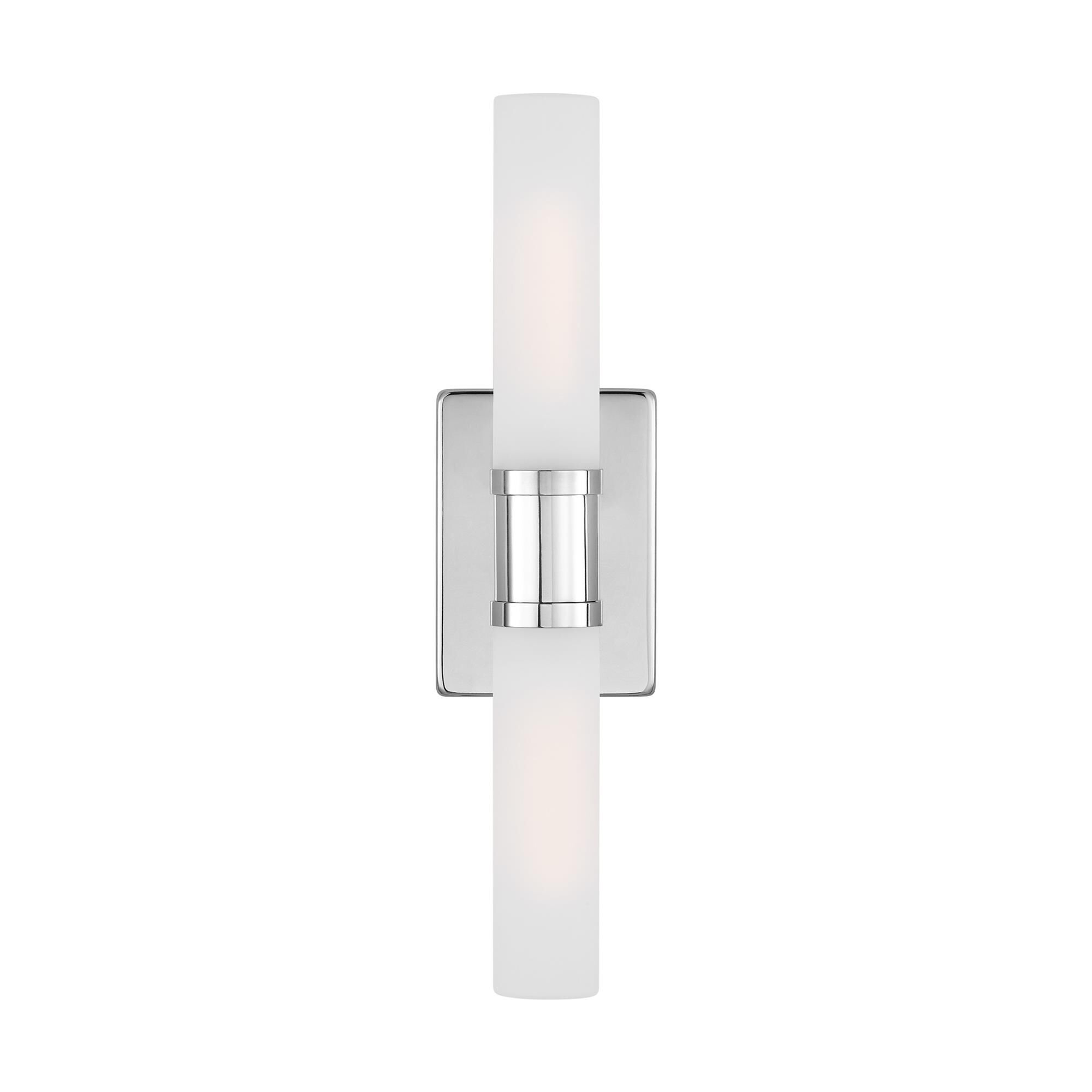 Shown in Chrome finish and Satin Etched glass and Satin Etched Glass s shade