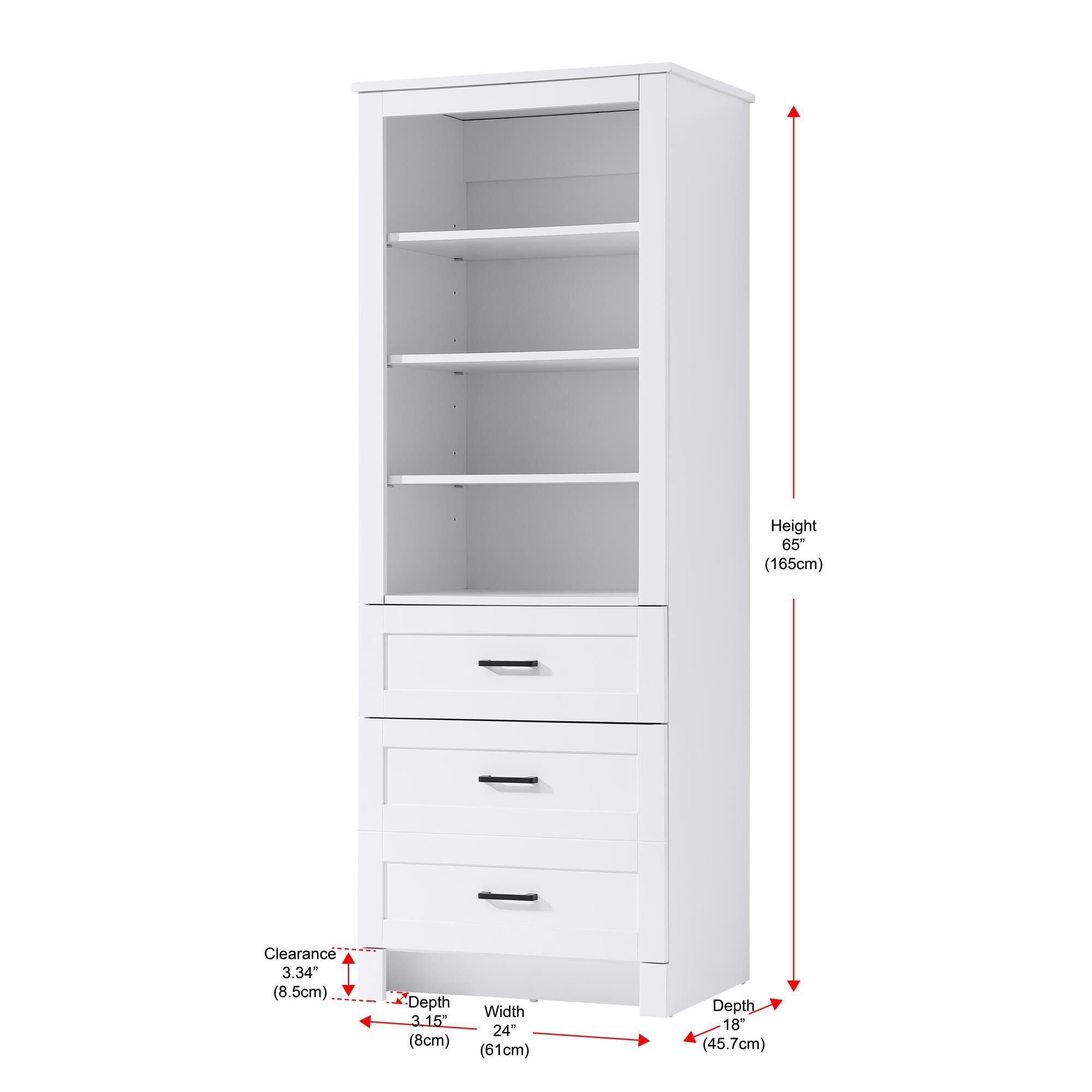 Soma 65 Inch Storage Cabinet by Elegant Decor