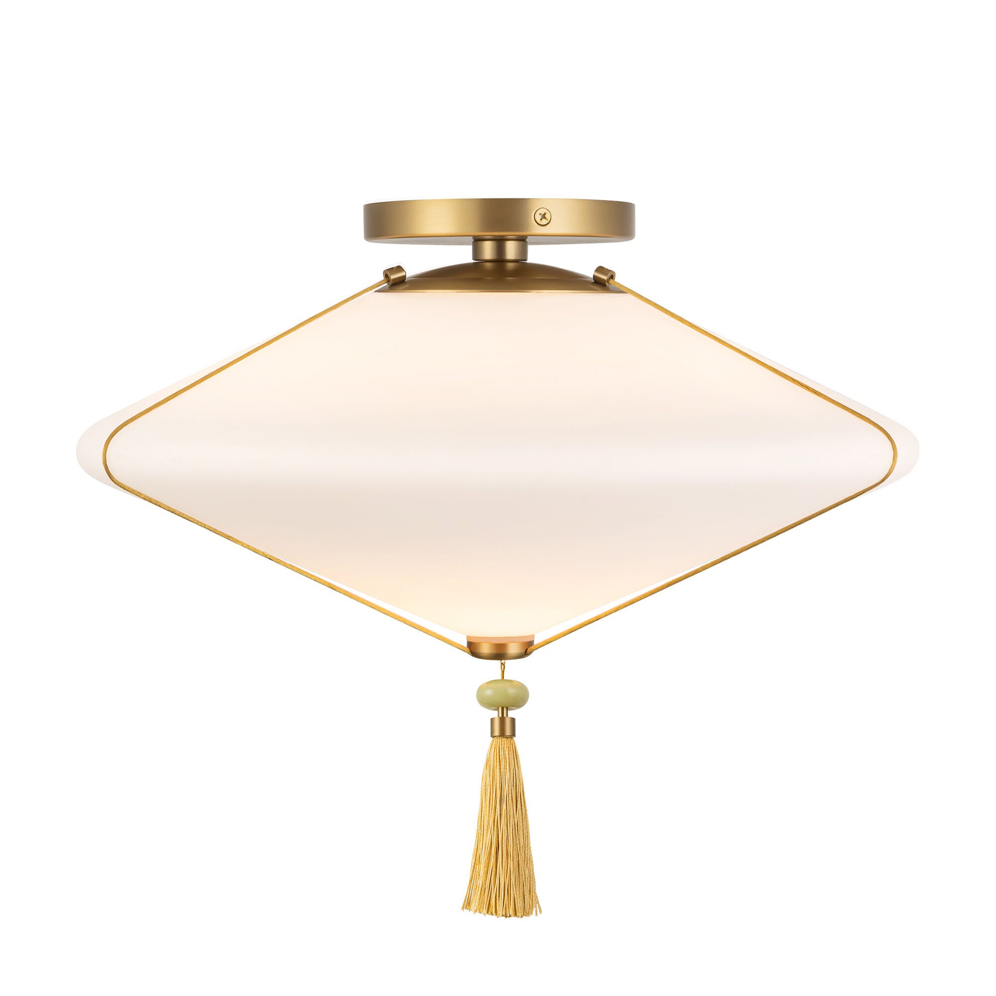 Peyton Fox Reeve 15 Inch Semi Flush Mount,
