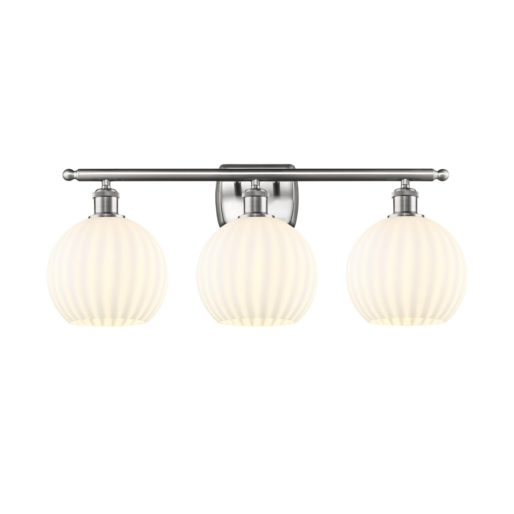 Bruno Marashlian White Venetian 28 Inch Bath Vanity Light by Innovations Lighting