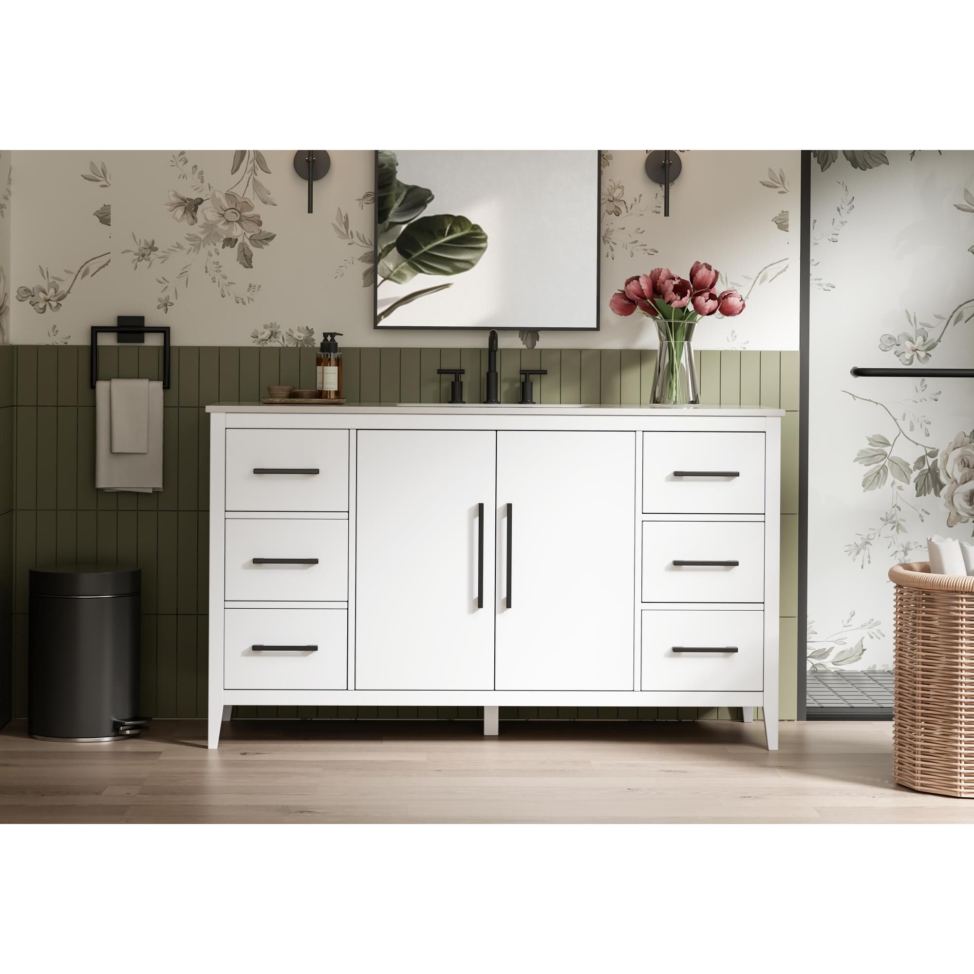Millie 60 Inch Bath Vanity by Elegant Dcor