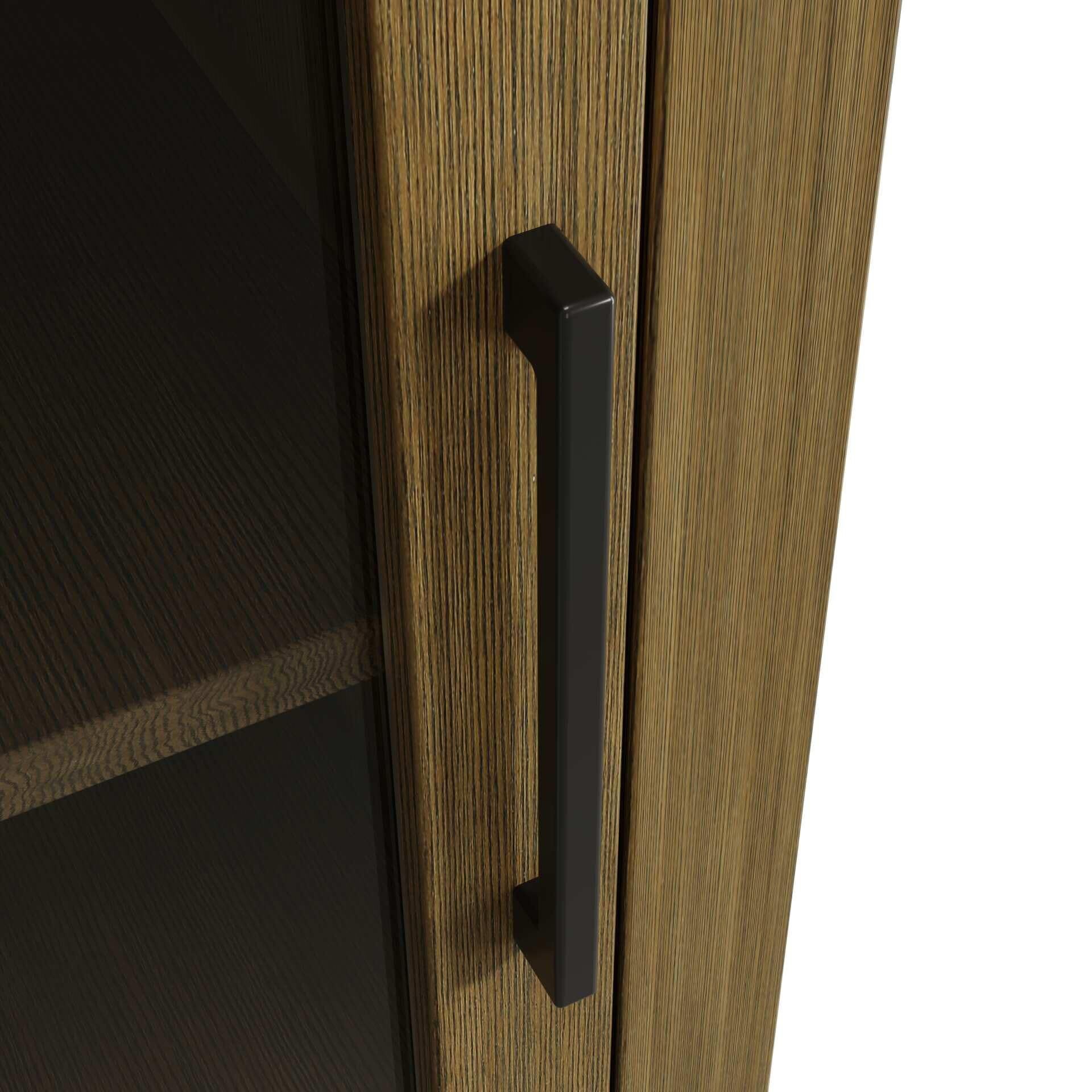 Shown in Hazel Oak finish