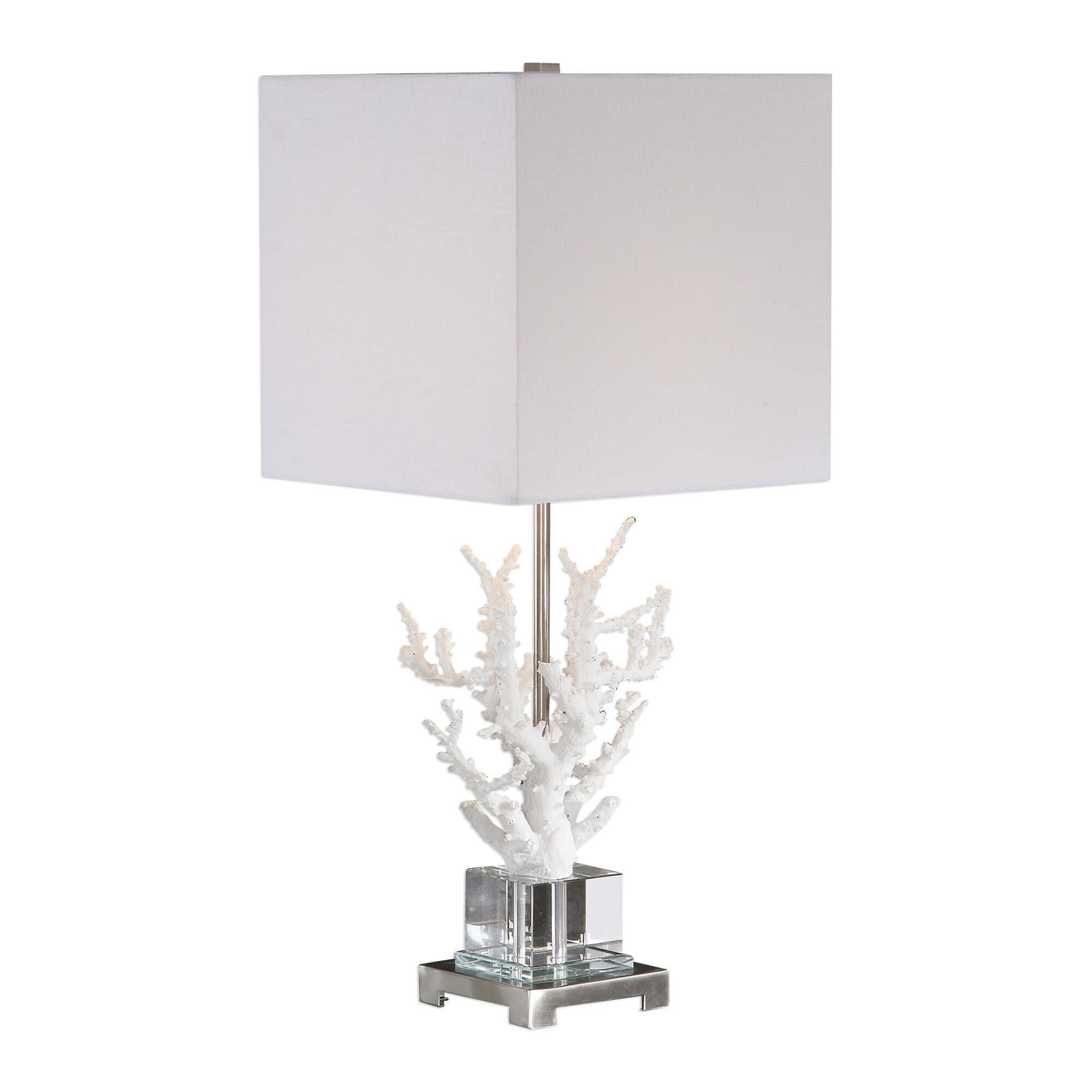 Corallo White Coral Table Lamp by Uttermost