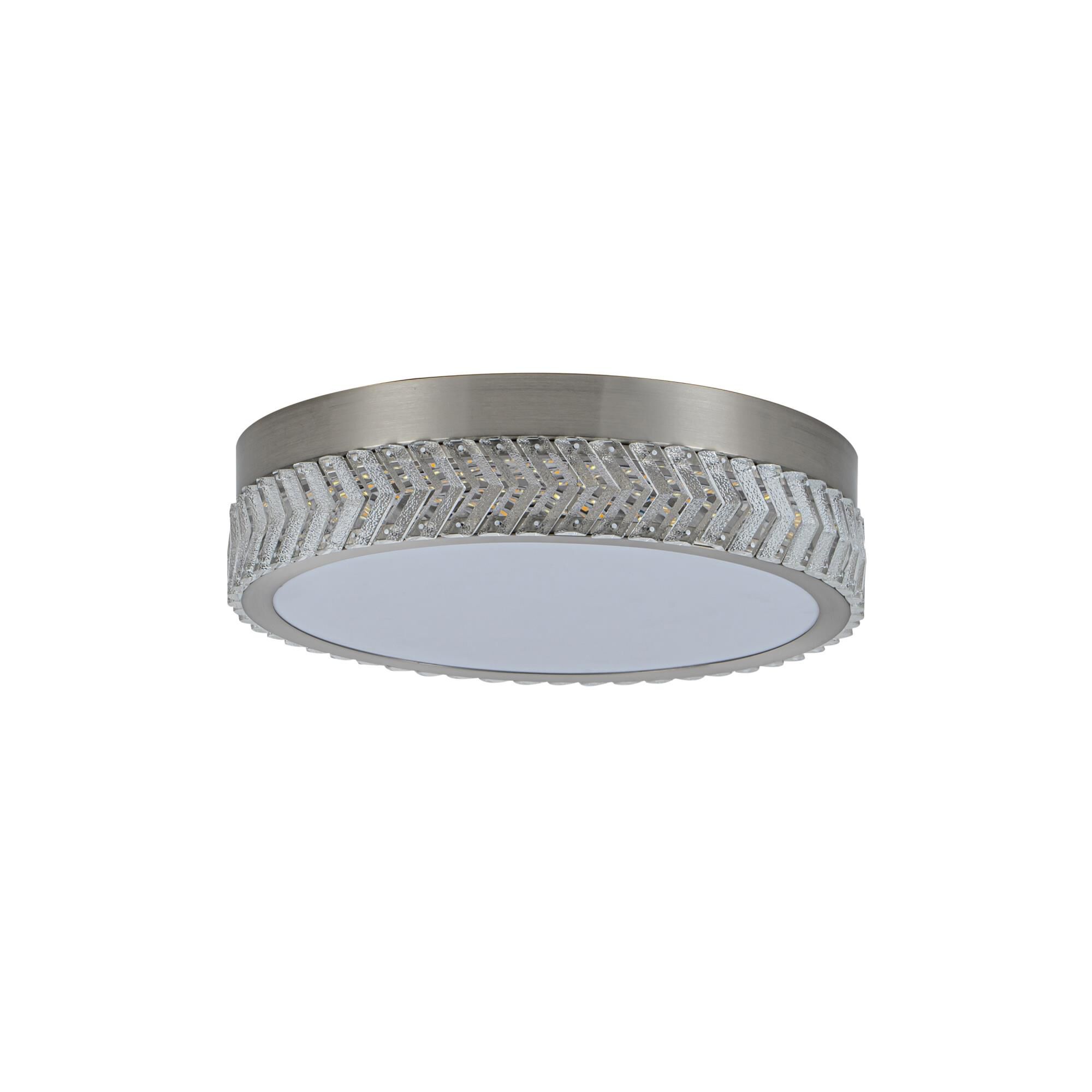 Chevron 16 Inch Flush Mount by Artcraft