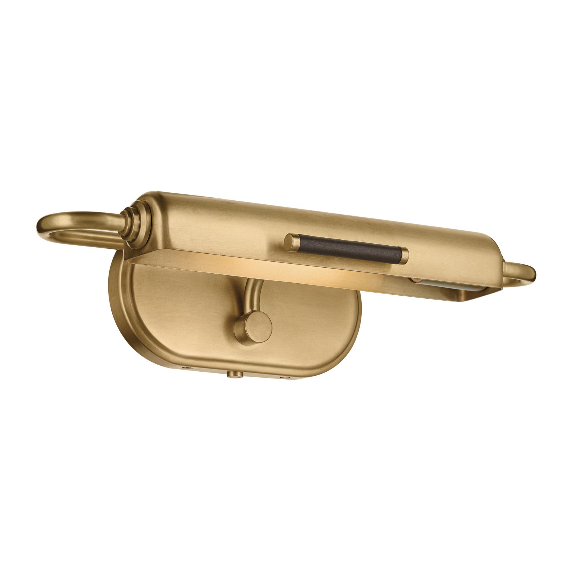 Shown in Lacquered Brass finish and Metal shade