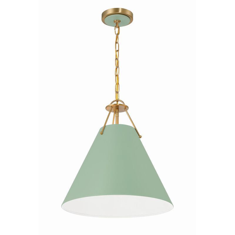 Xavier Small Pendant Light by Crystorama