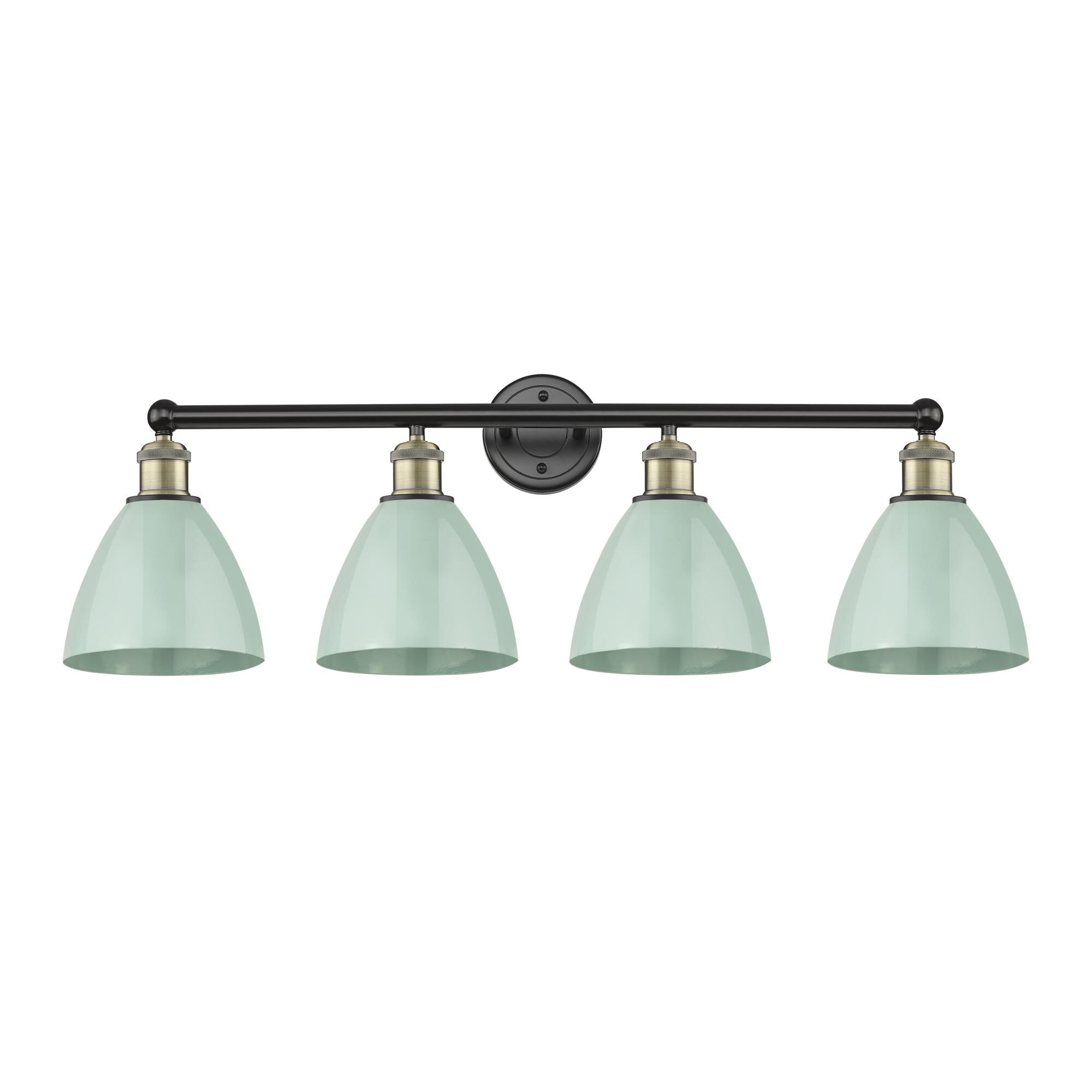 Bruno Marashlian Plymouth Dome 34 Inch 4 Light Bath Vanity Light by Innovations Lighting