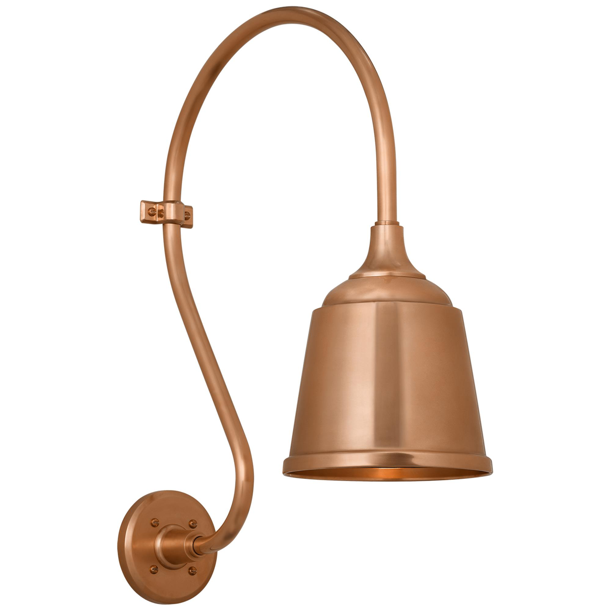 Shown in Soft Copper finish and Copper shade