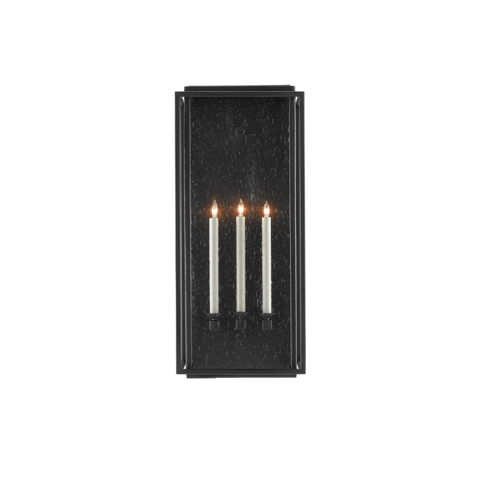 Wright 32 Inch Tall 3 Light Outdoor Wall Light,