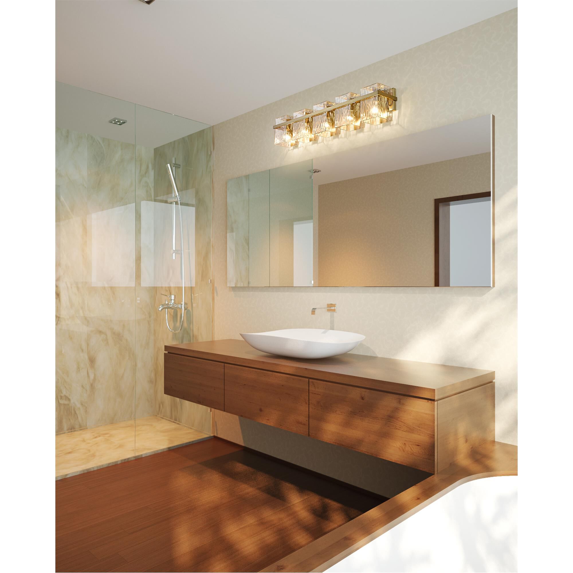 Shown in Modern Gold finish