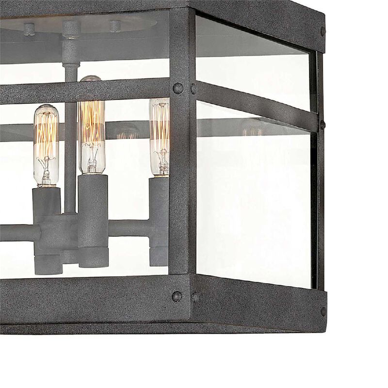 Porter 12 Inch 4 Light Outdoor Flush Mount by Hinkley