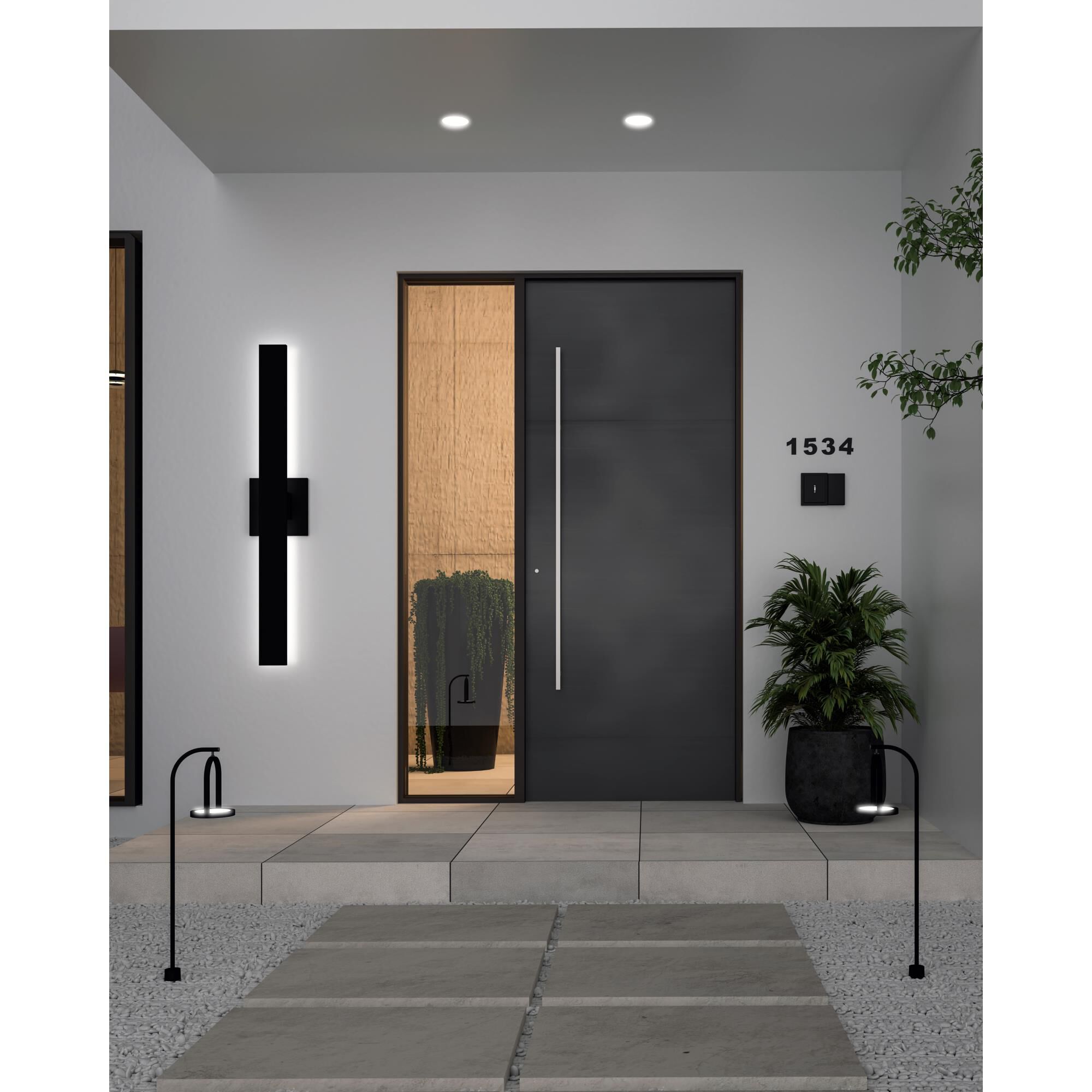 Shown in Black finish