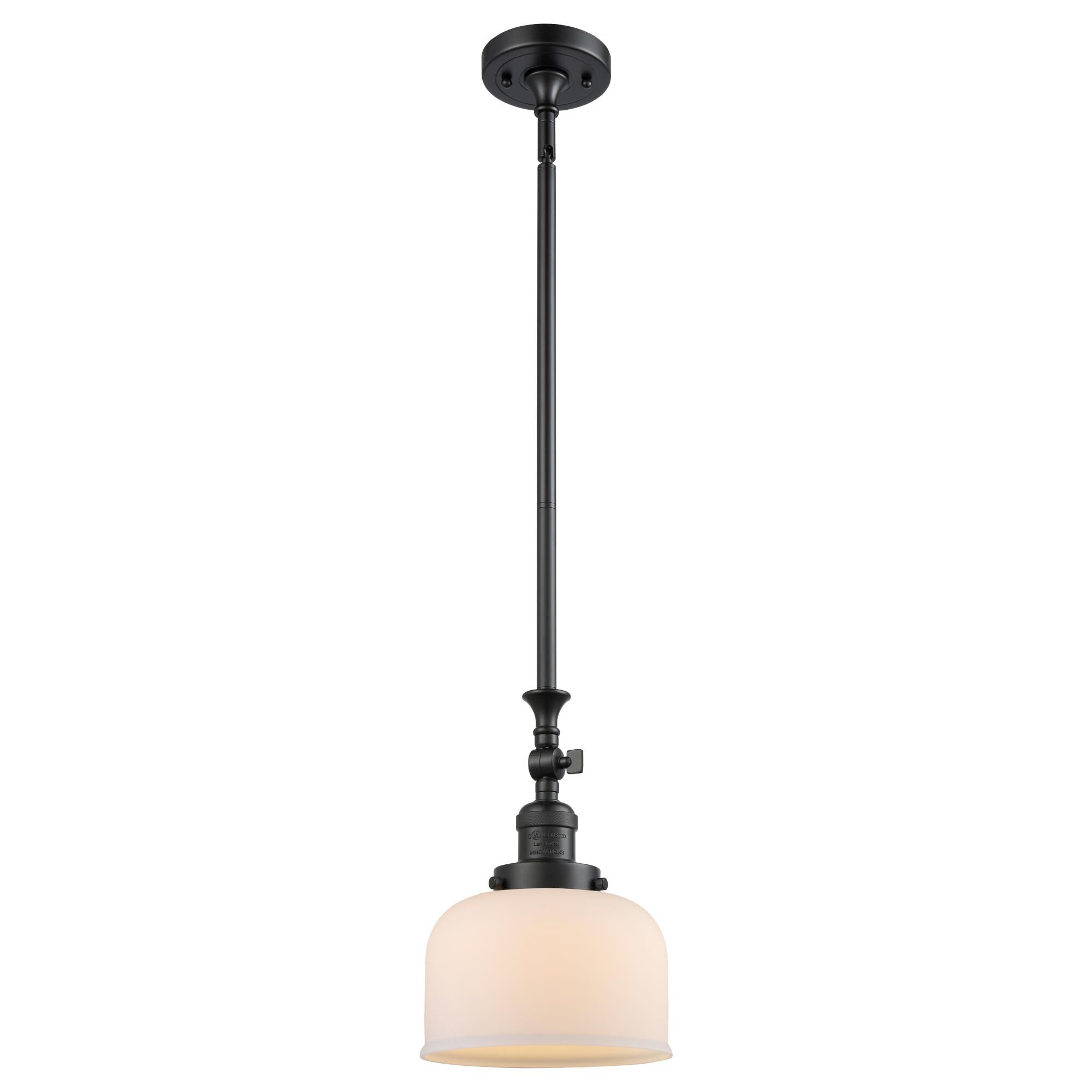 Shown in Matte Black finish and Matte White Cased glass