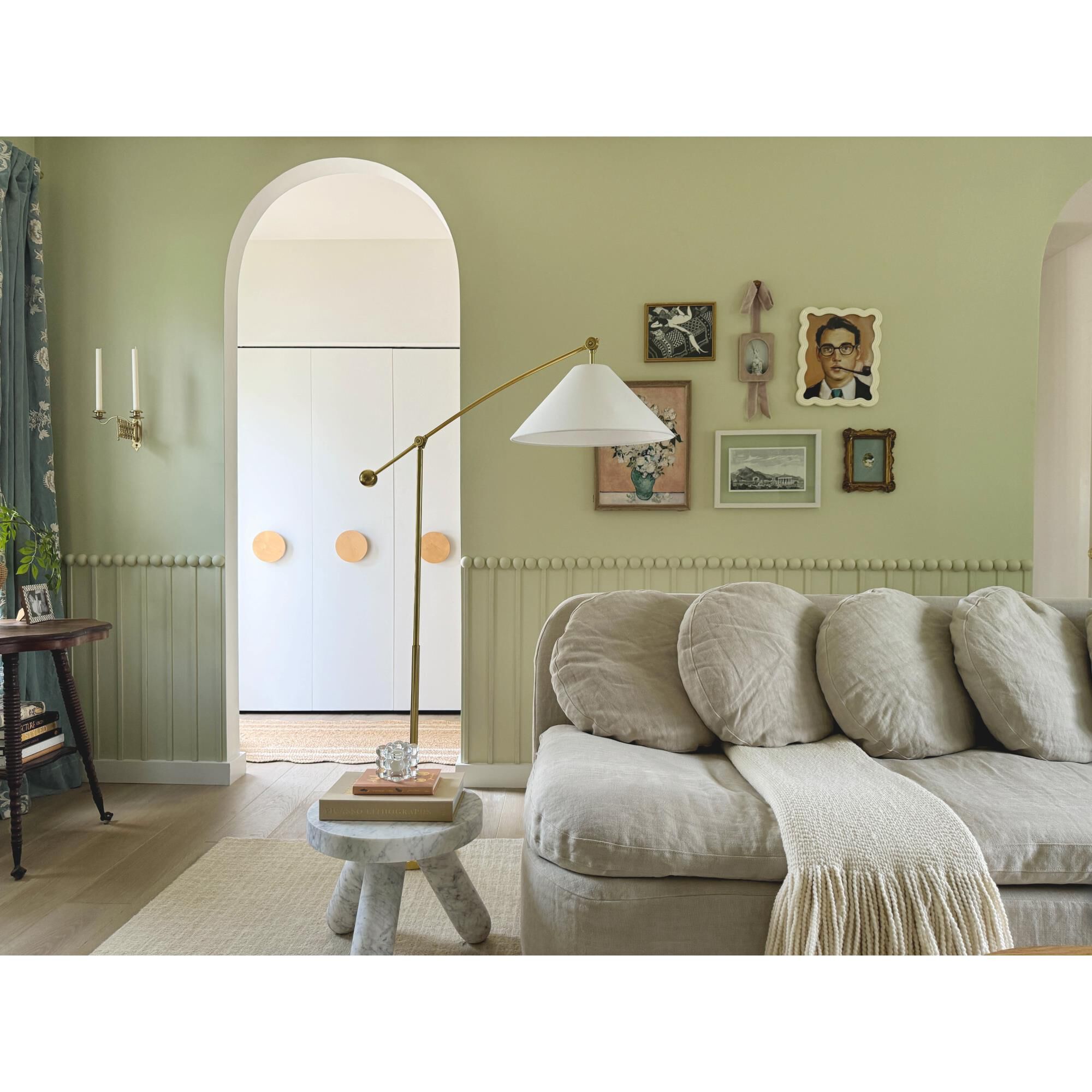 Tali Roth Birdie 58 Inch Arc Lamp by Mitzi