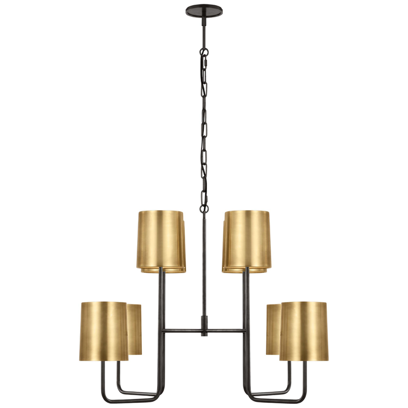 Barbara Barry Go Lightly 30 Inch 8 Light LED Chandelier by Visual Comfort Signature Collection