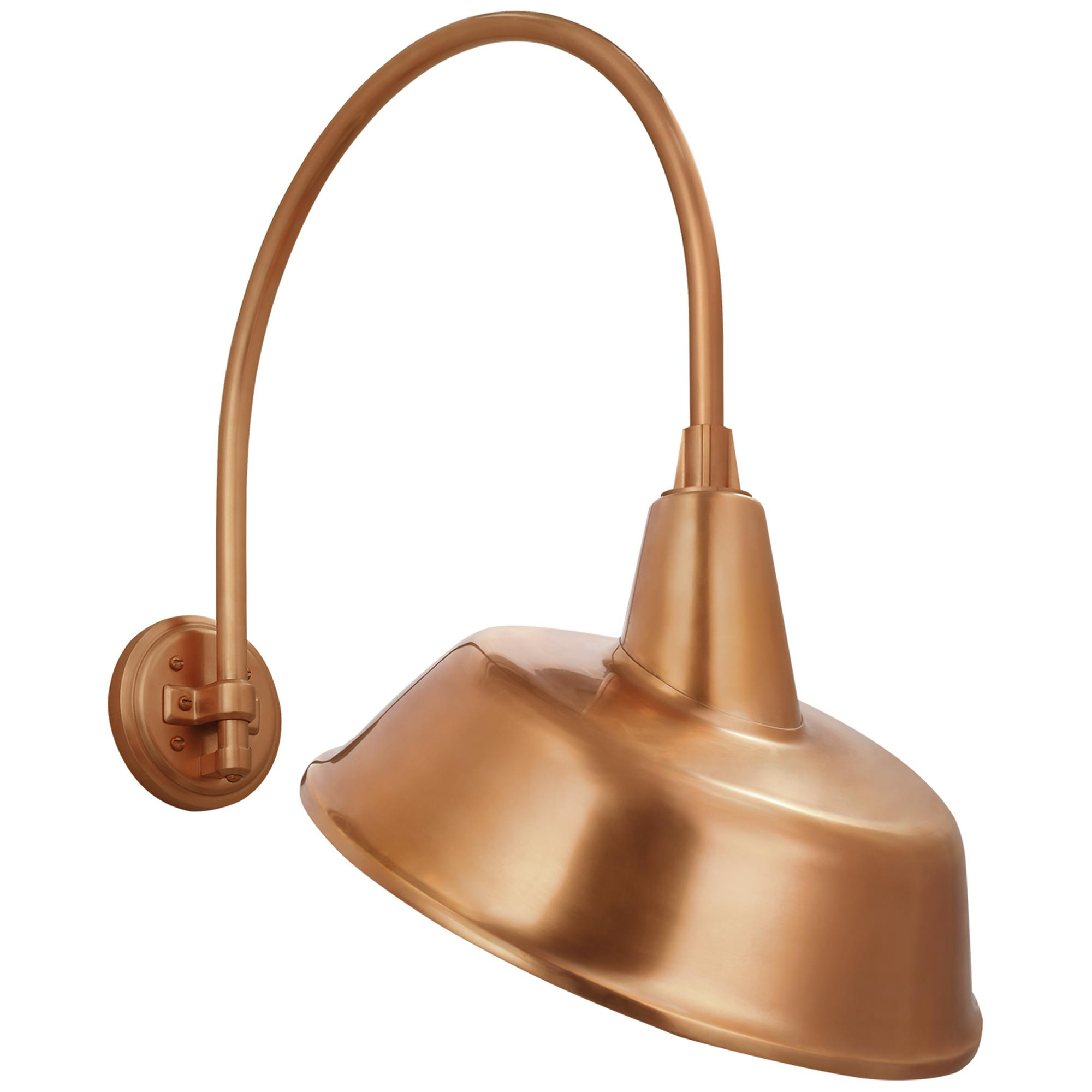 Shown in Soft Copper finish and Copper shade