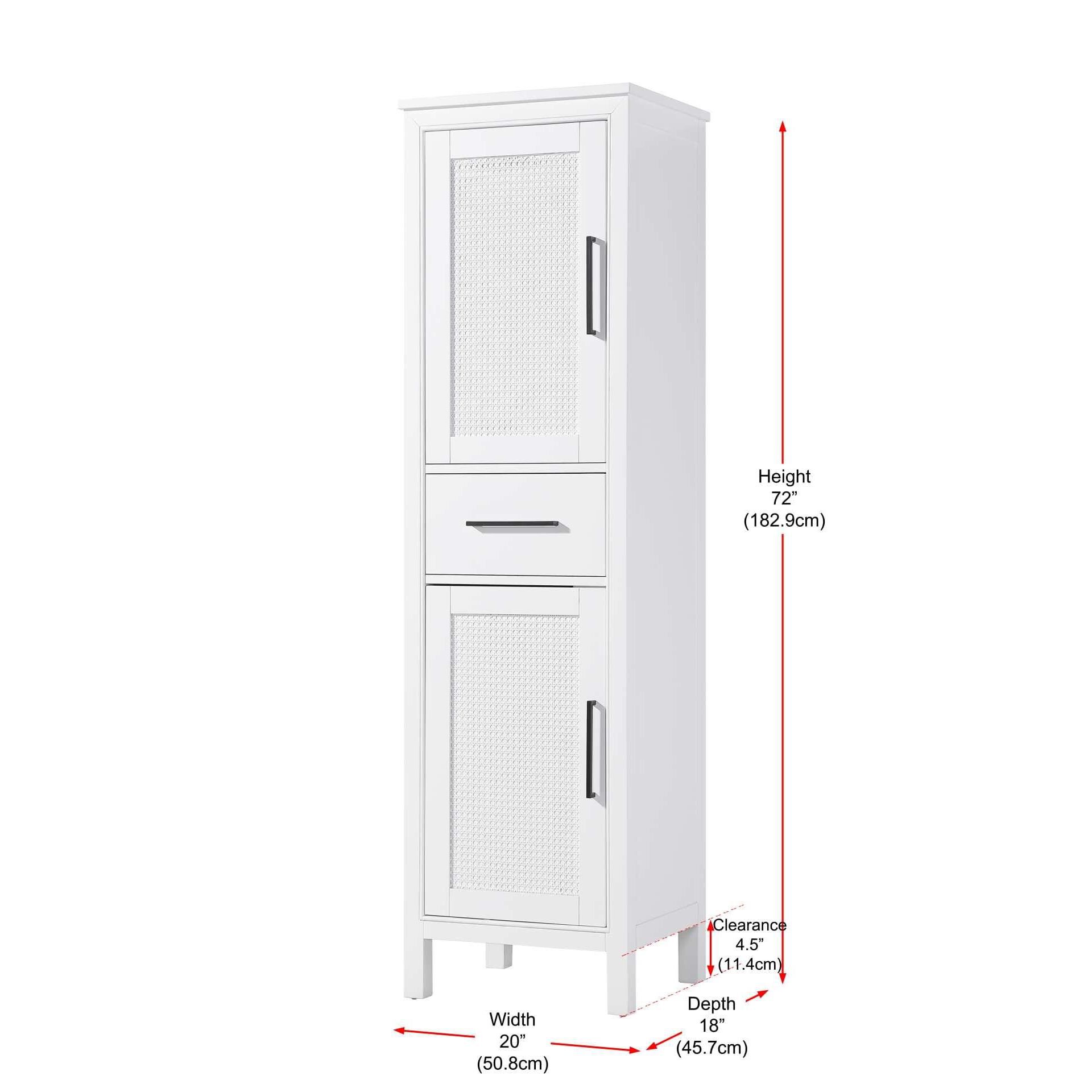 Alina 72 Inch Storage Cabinet by Elegant Decor