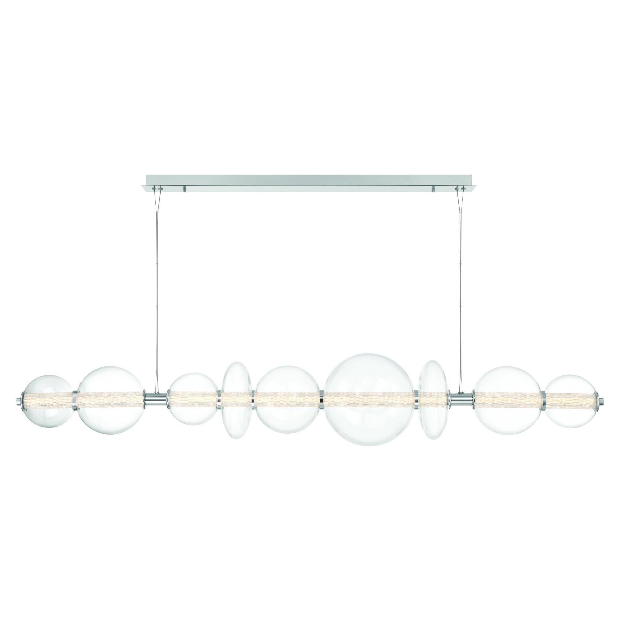 Atomo Large Linear Chandelier,