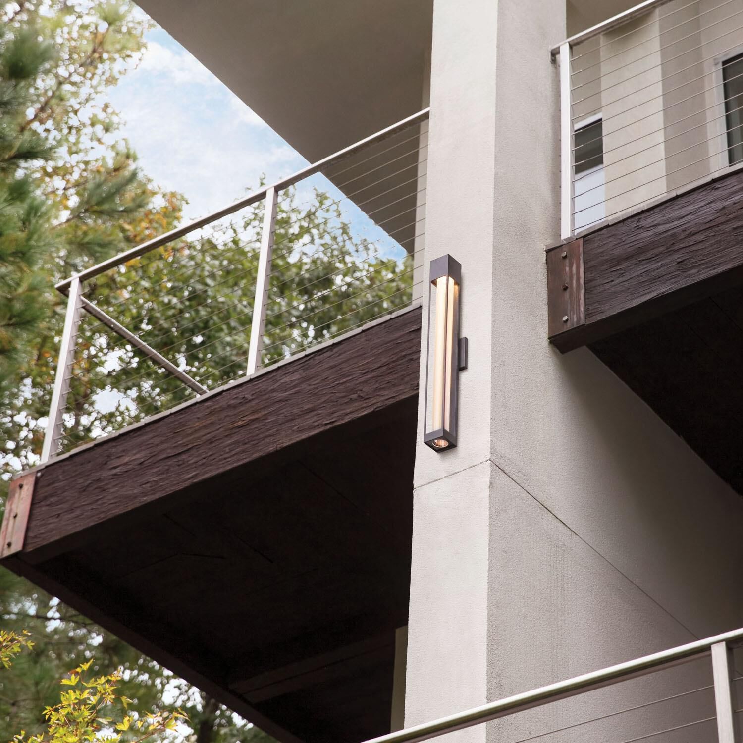 Hinkley Lighting Vapor 28 Inch Tall Outdoor Wall Light