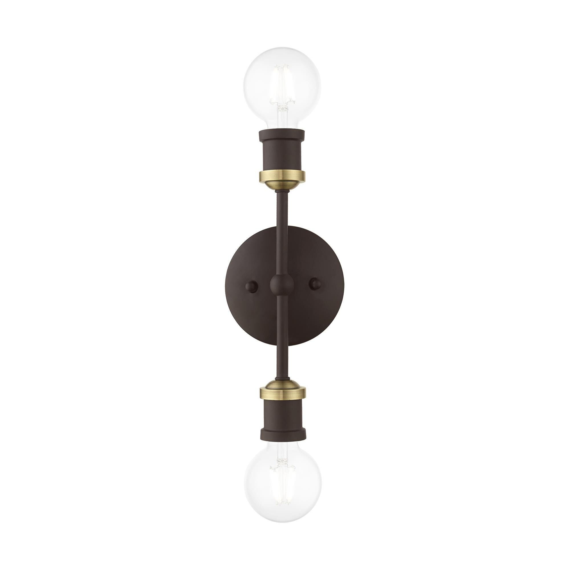 Shown in Bronze with Antique Brass Accents finish