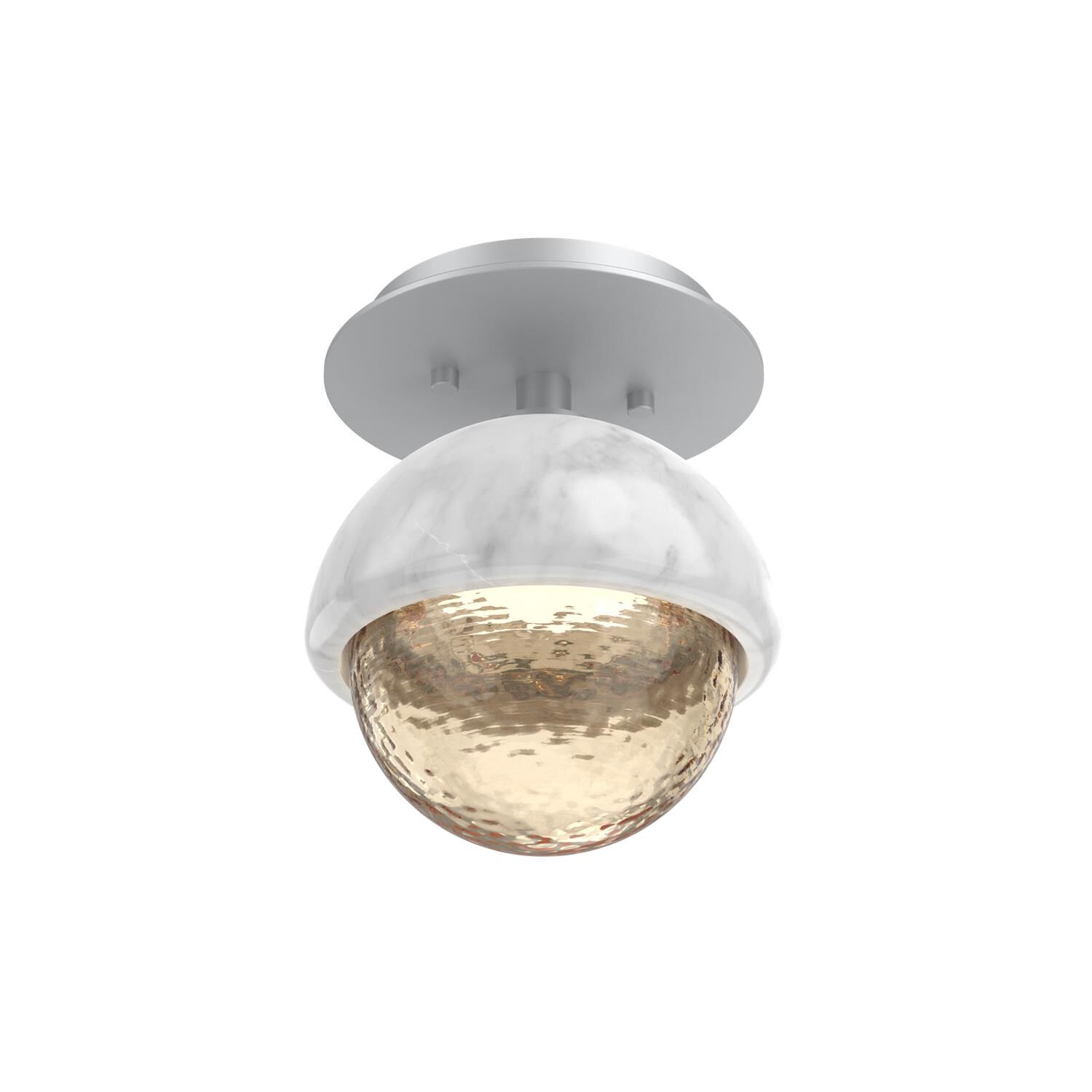 Levi Wilson Cabochon 6 Inch Flush Mount by Hammerton Studio