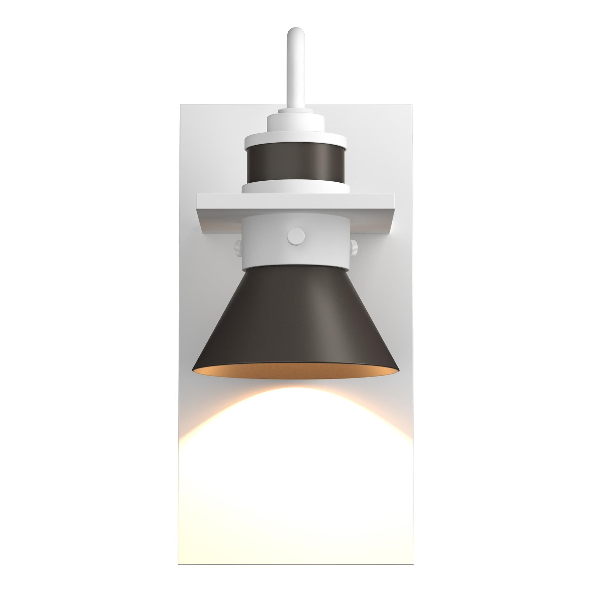 Shown in Coastal White finish and Coastal Dark Smoke shade