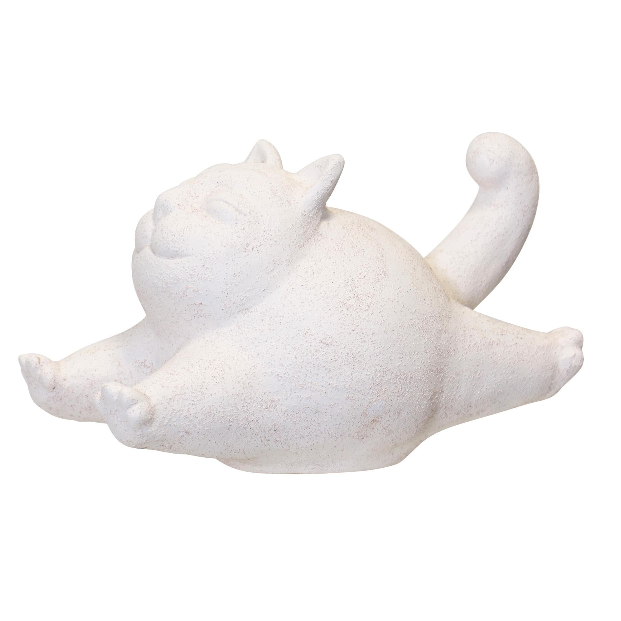 Terracotta Cat Figurine by Stylecraft