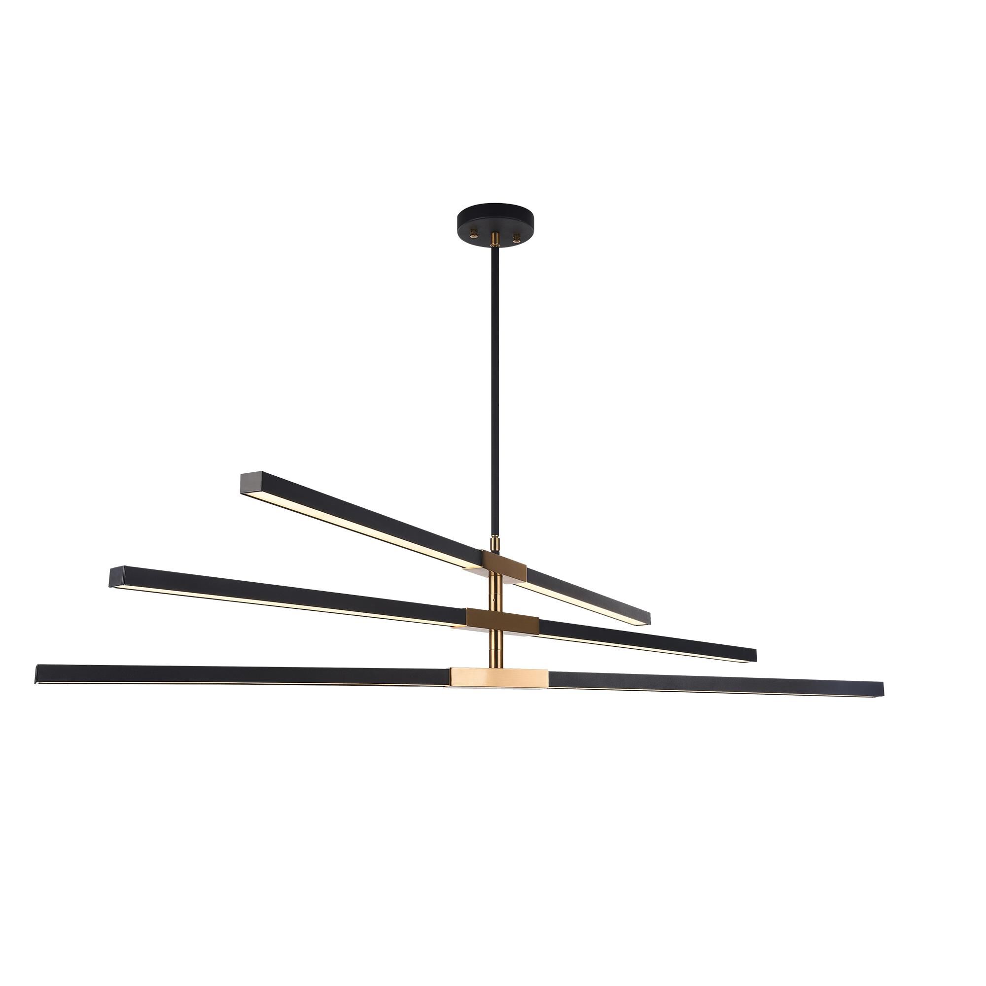 Lineare 49 Inch 6 Light LED Linear Suspension Light by Matteo Lighting